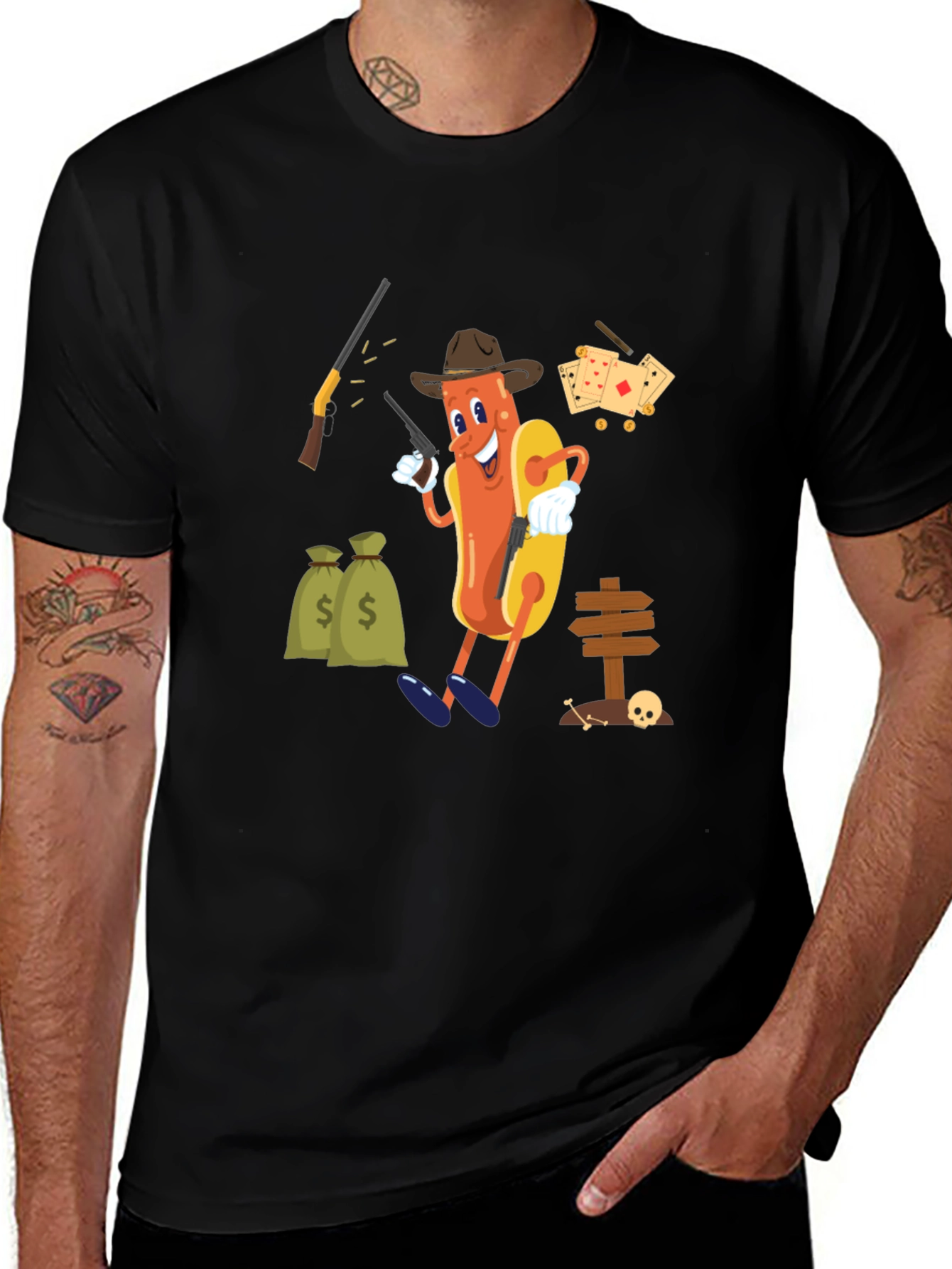 Wild West Hotdog T-Shirt