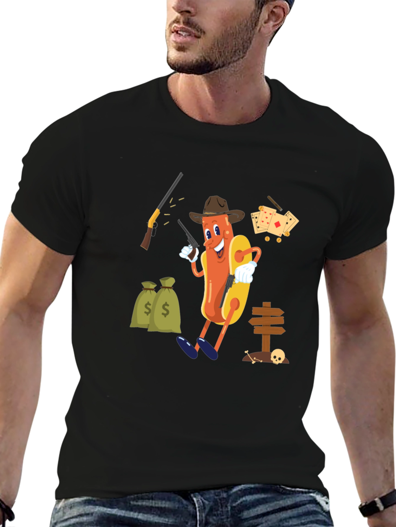Wild West Hotdog T-Shirt