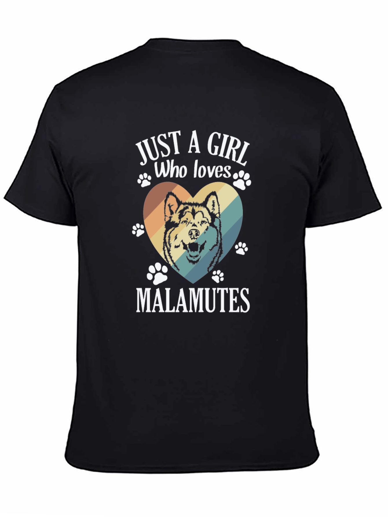 Just A Girl Who Loves Malamutes T-Shirt