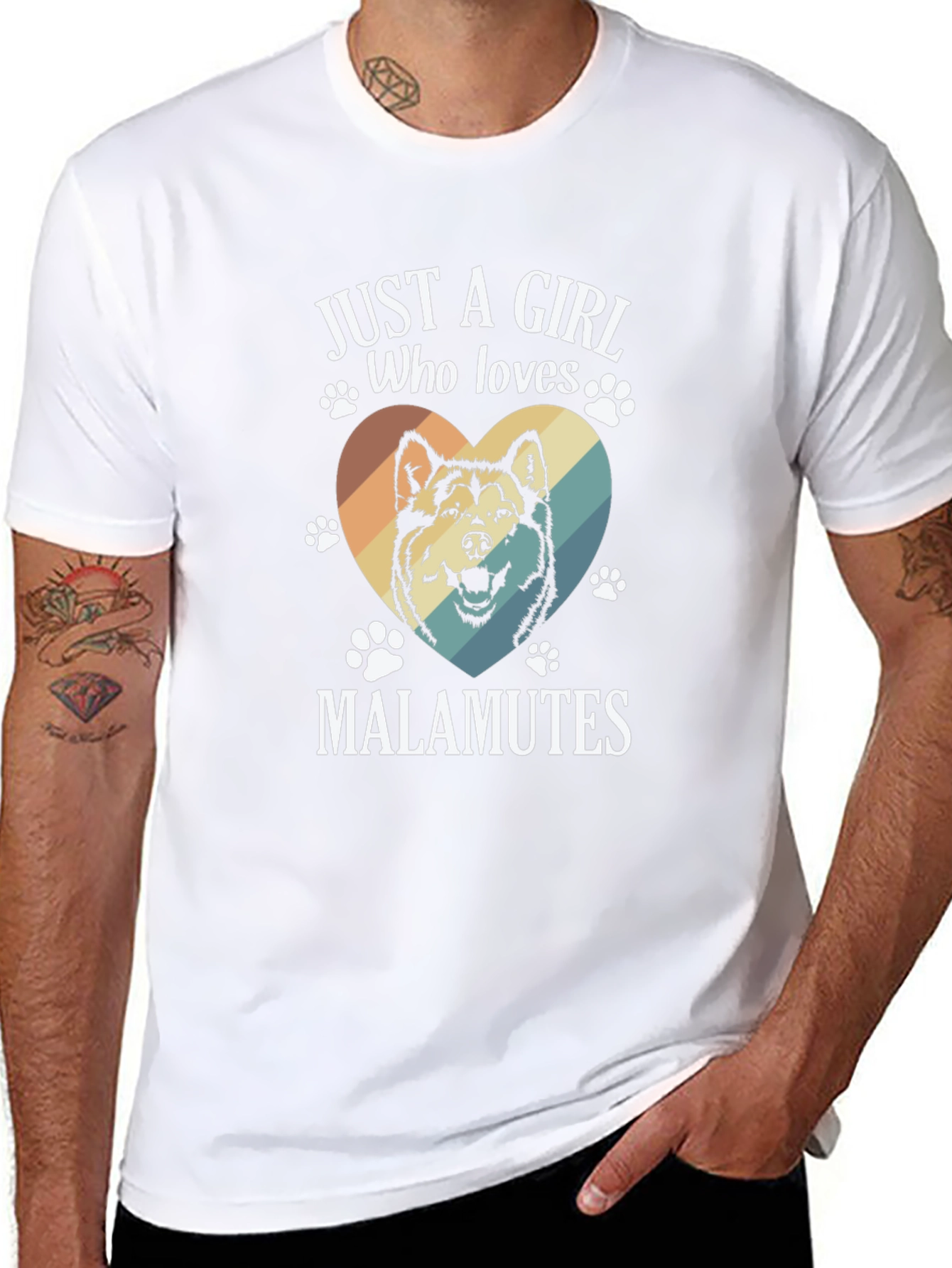 Just A Girl Who Loves Malamutes T-Shirt