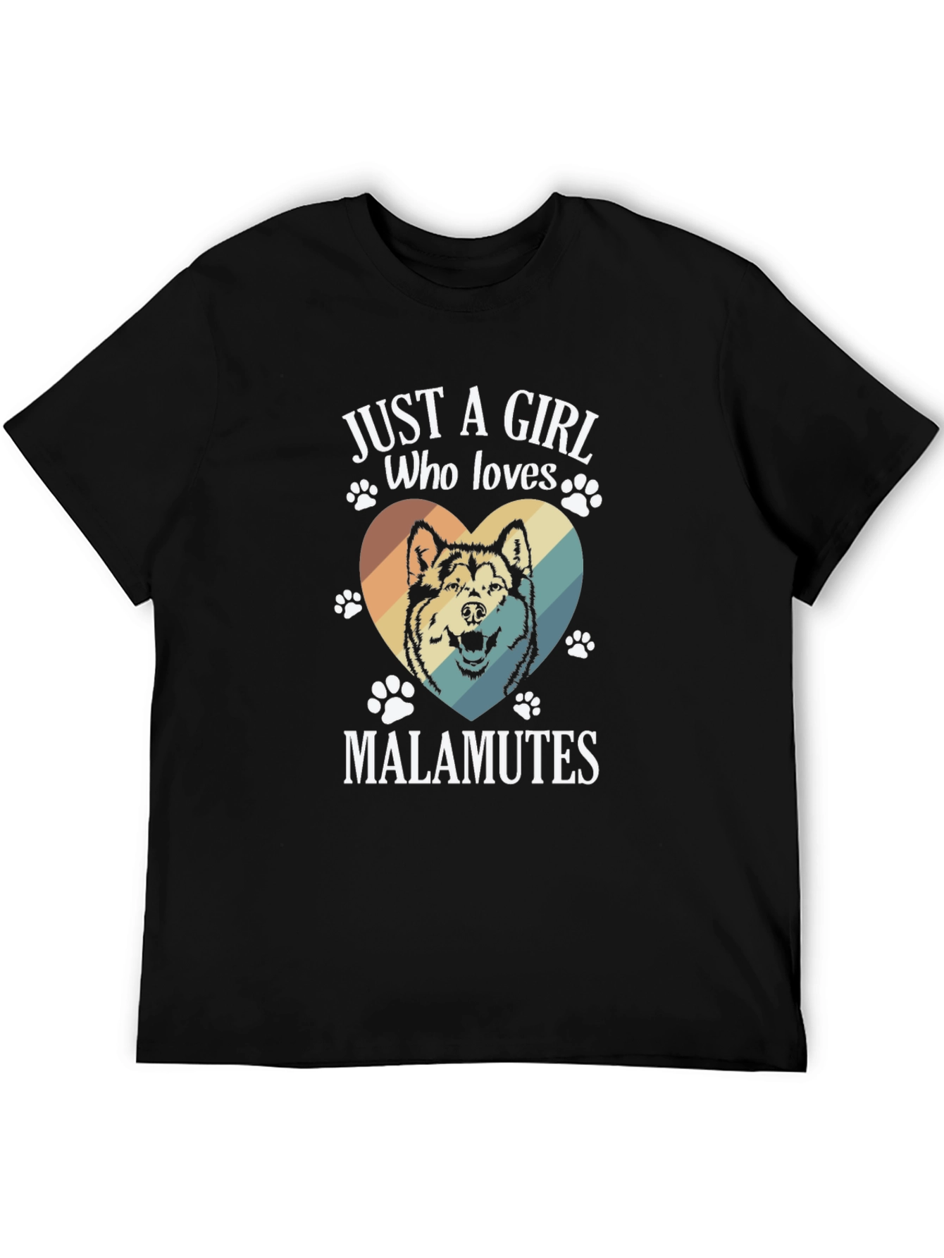 Just A Girl Who Loves Malamutes T-Shirt