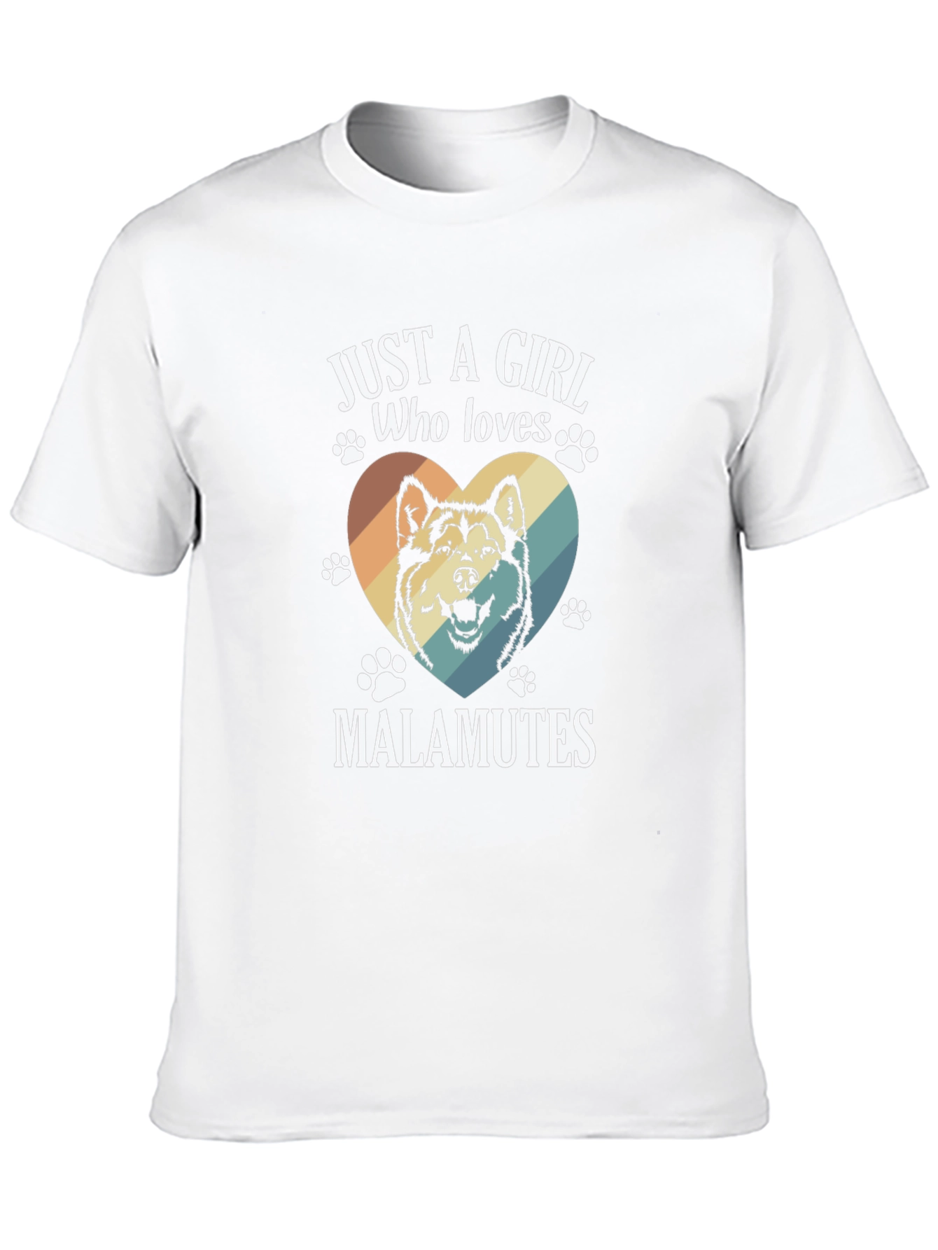 Just A Girl Who Loves Malamutes T-Shirt
