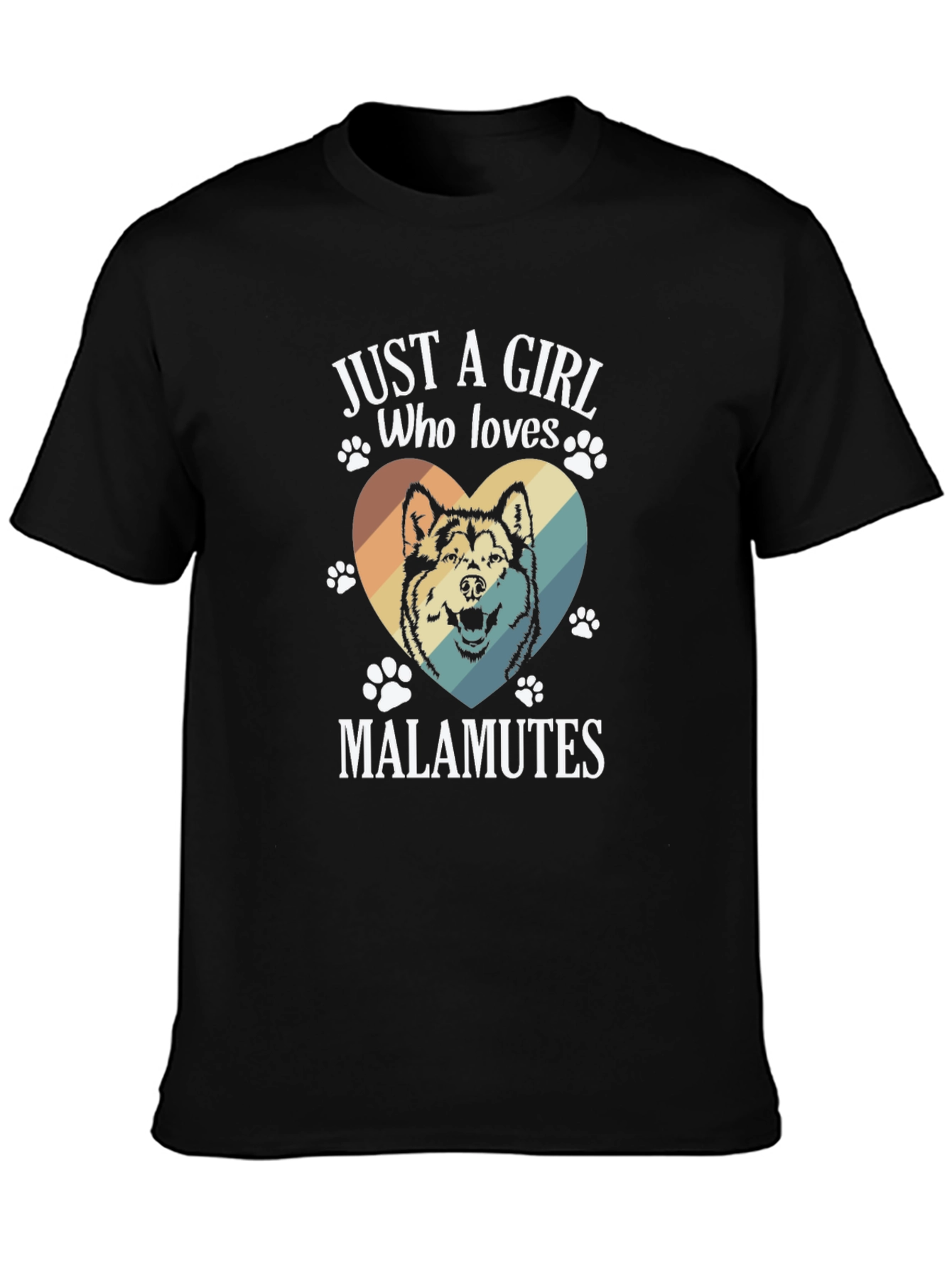 Just A Girl Who Loves Malamutes T-Shirt