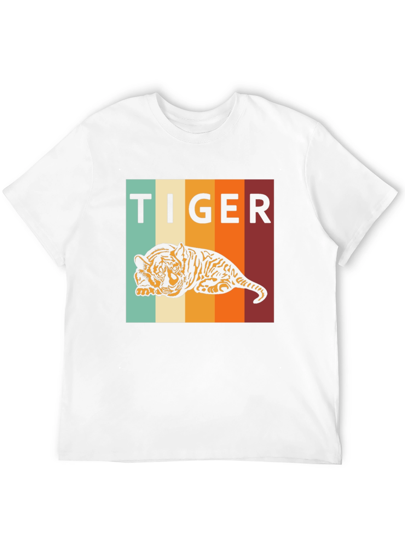 Retro Tiger Graphic Tee - Comfort Fit