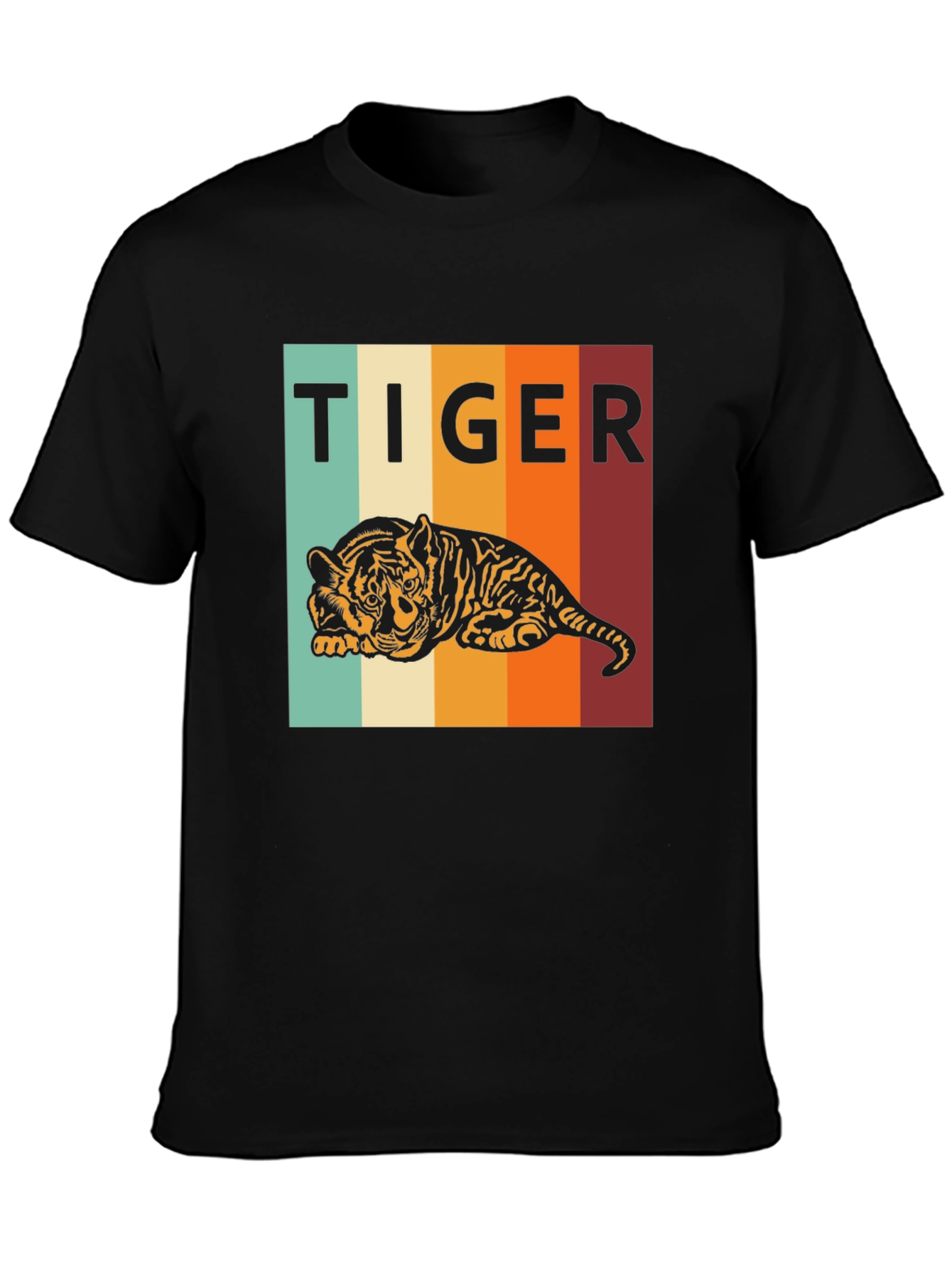 Retro Tiger Graphic Tee - Comfort Fit