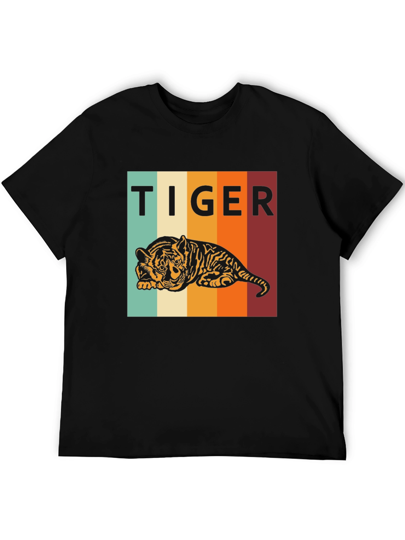 Retro Tiger Graphic Tee - Comfort Fit
