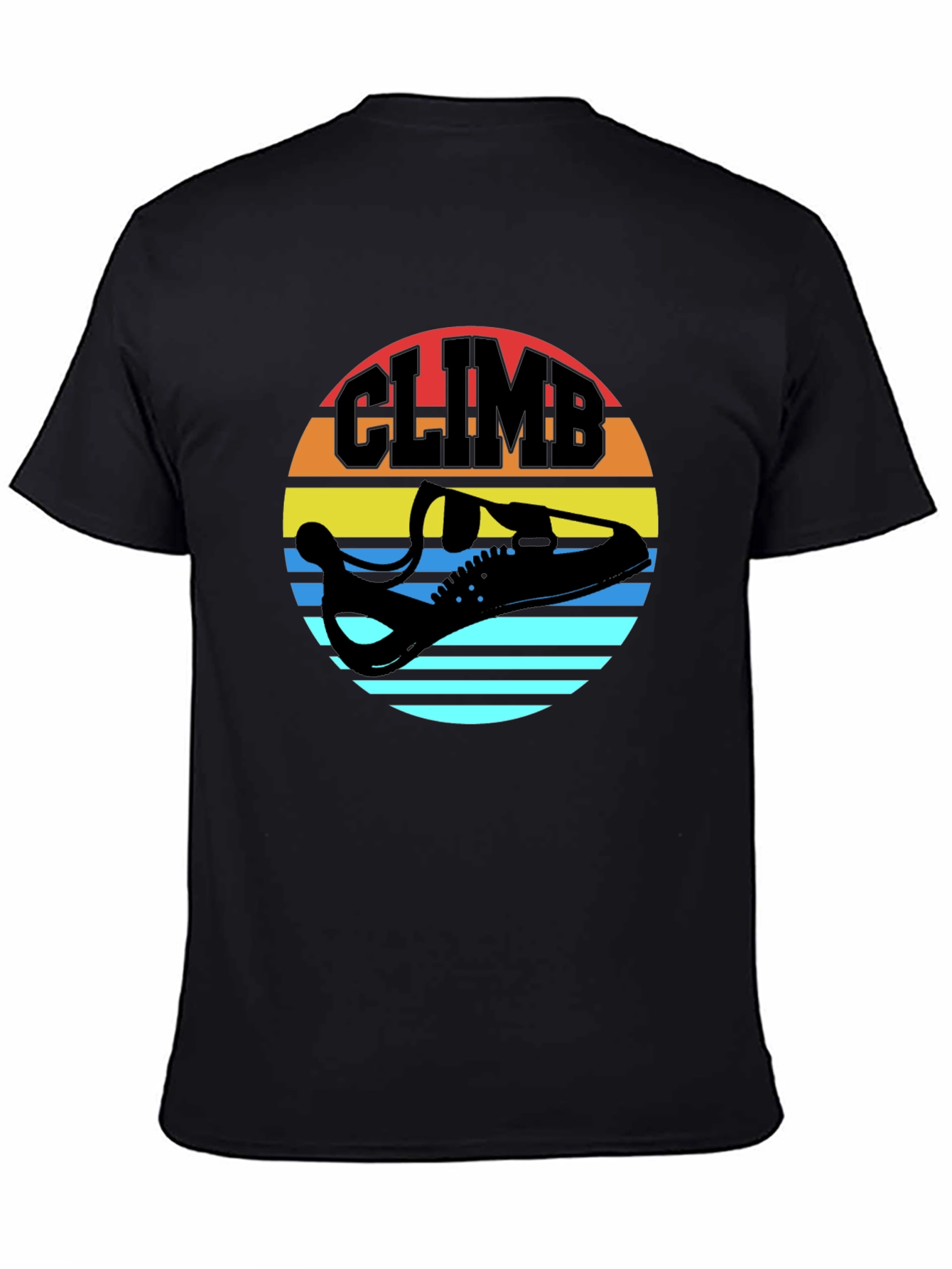 Climb Graphic Tee - Retro Style Climbing Shirt
