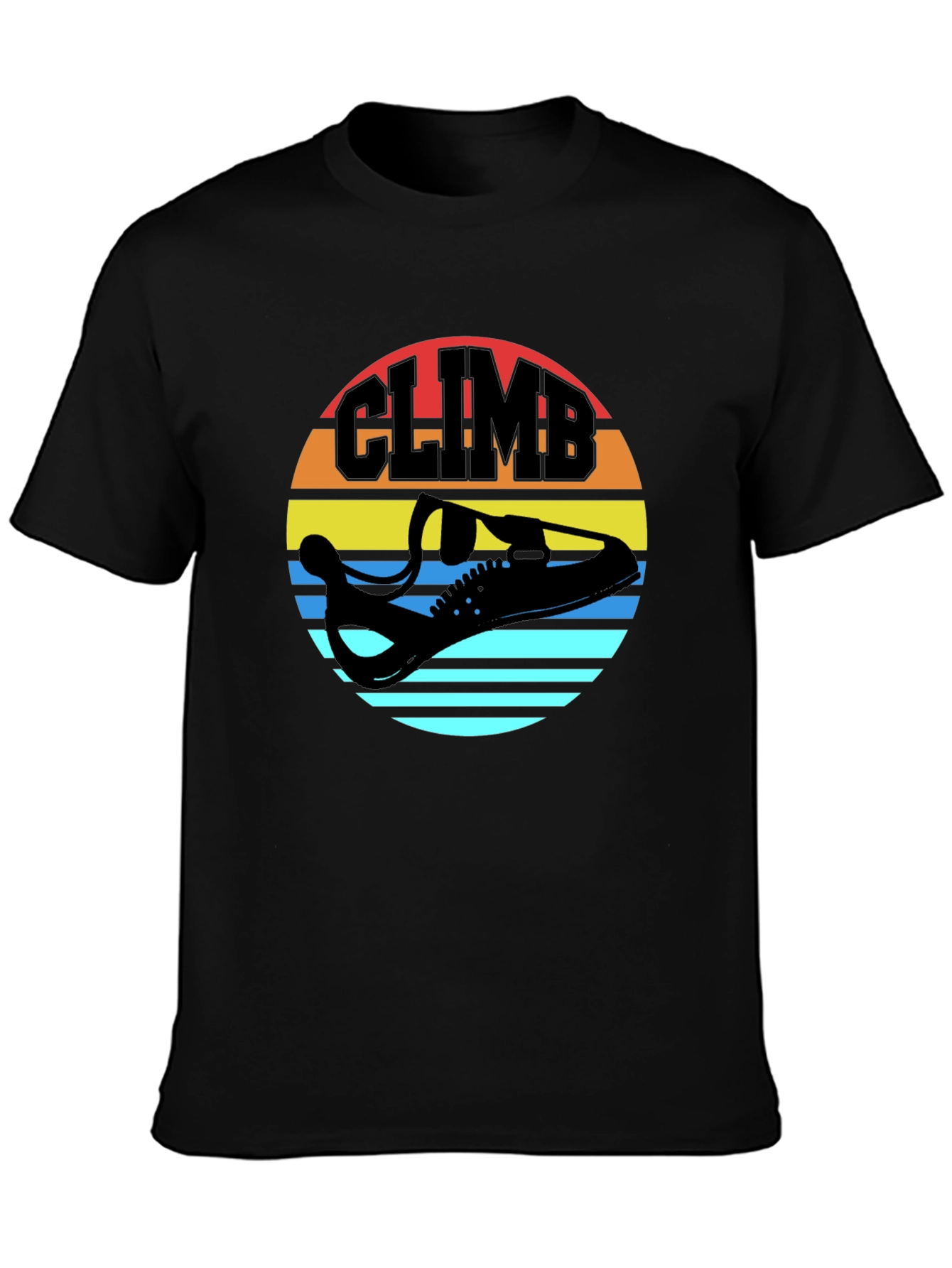 Climb Graphic Tee - Retro Style Climbing Shirt