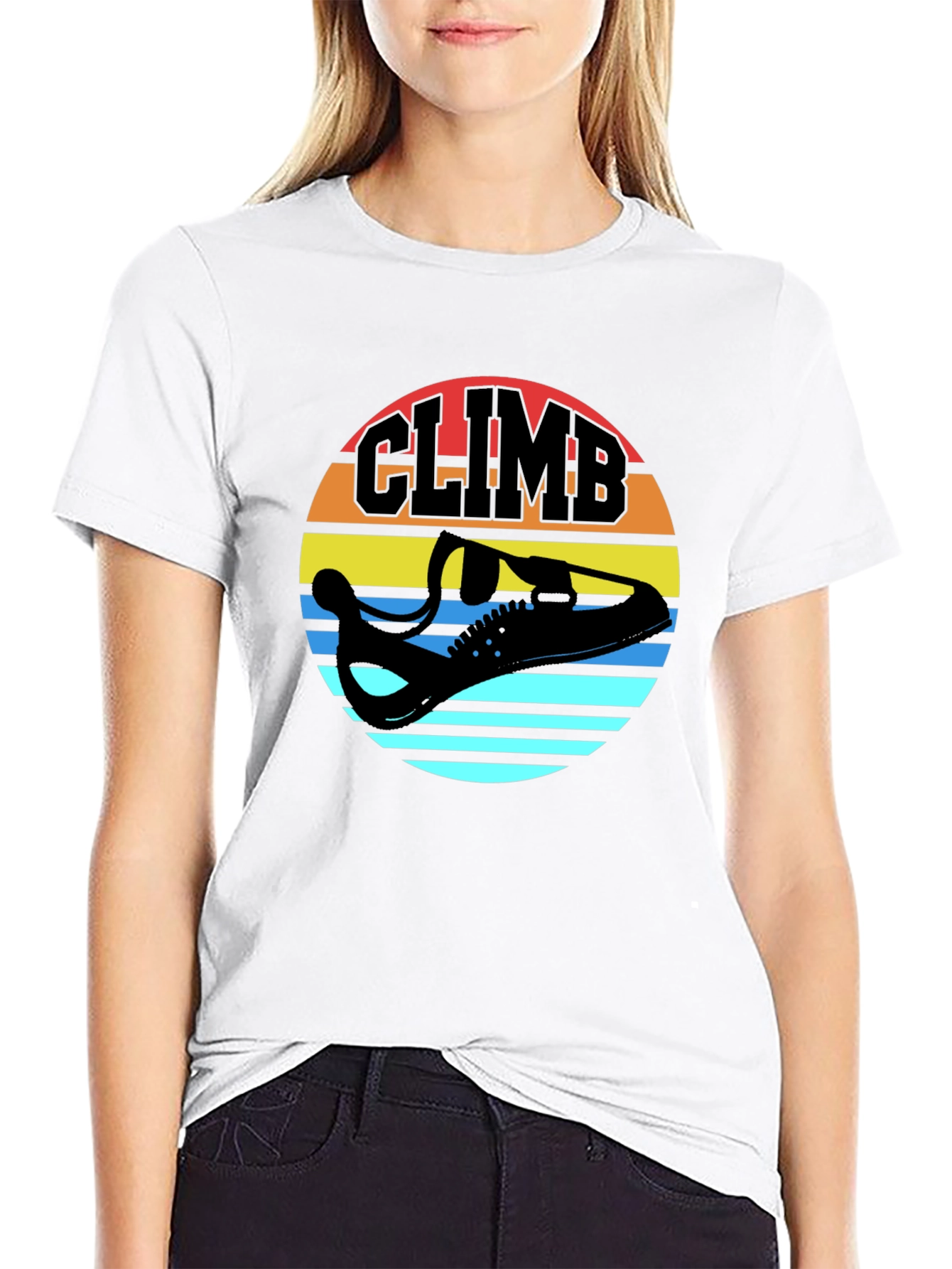 Climb Graphic Tee - Retro Style Climbing Shirt