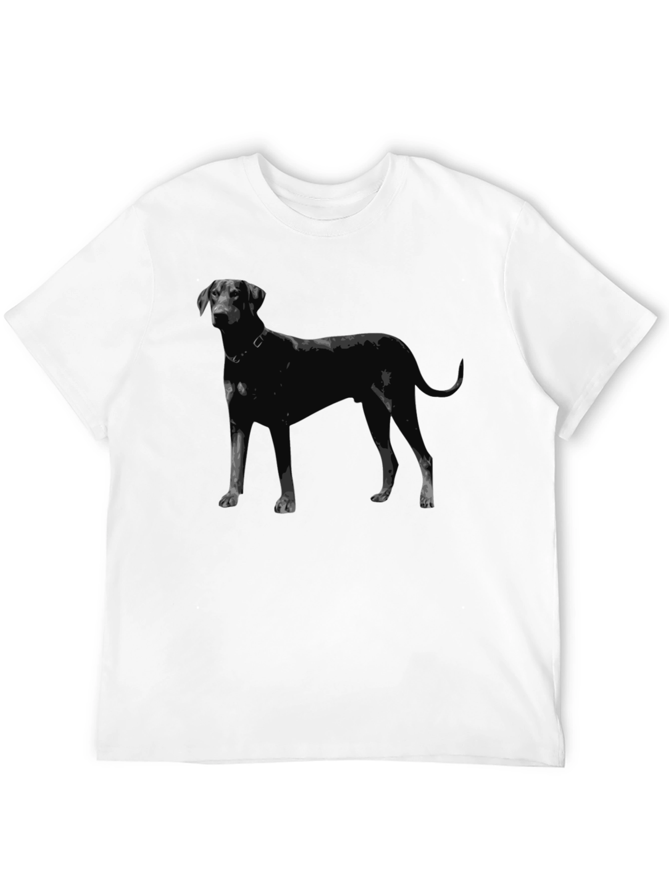Dog Graphic Black T-Shirt