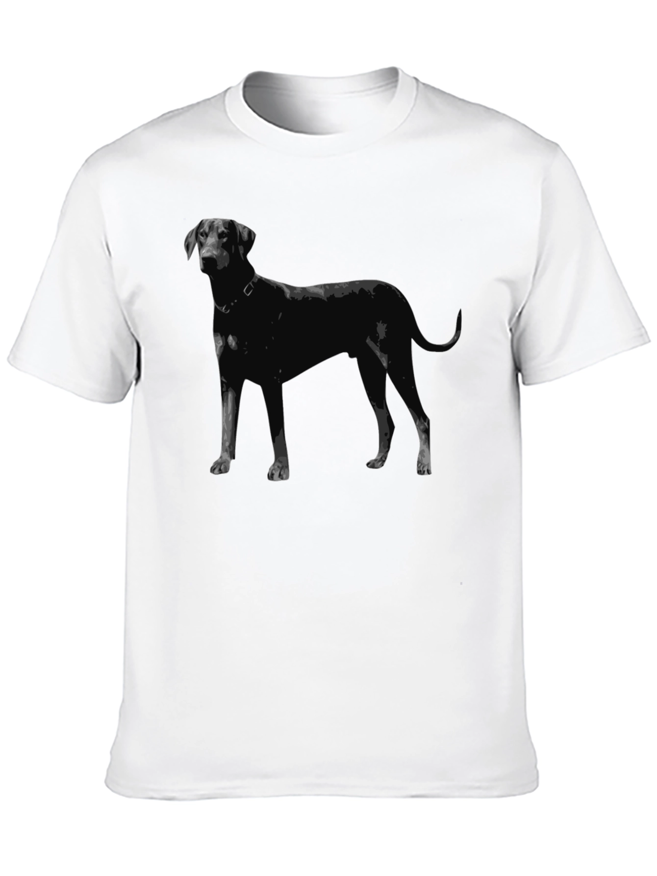 Dog Graphic Black T-Shirt