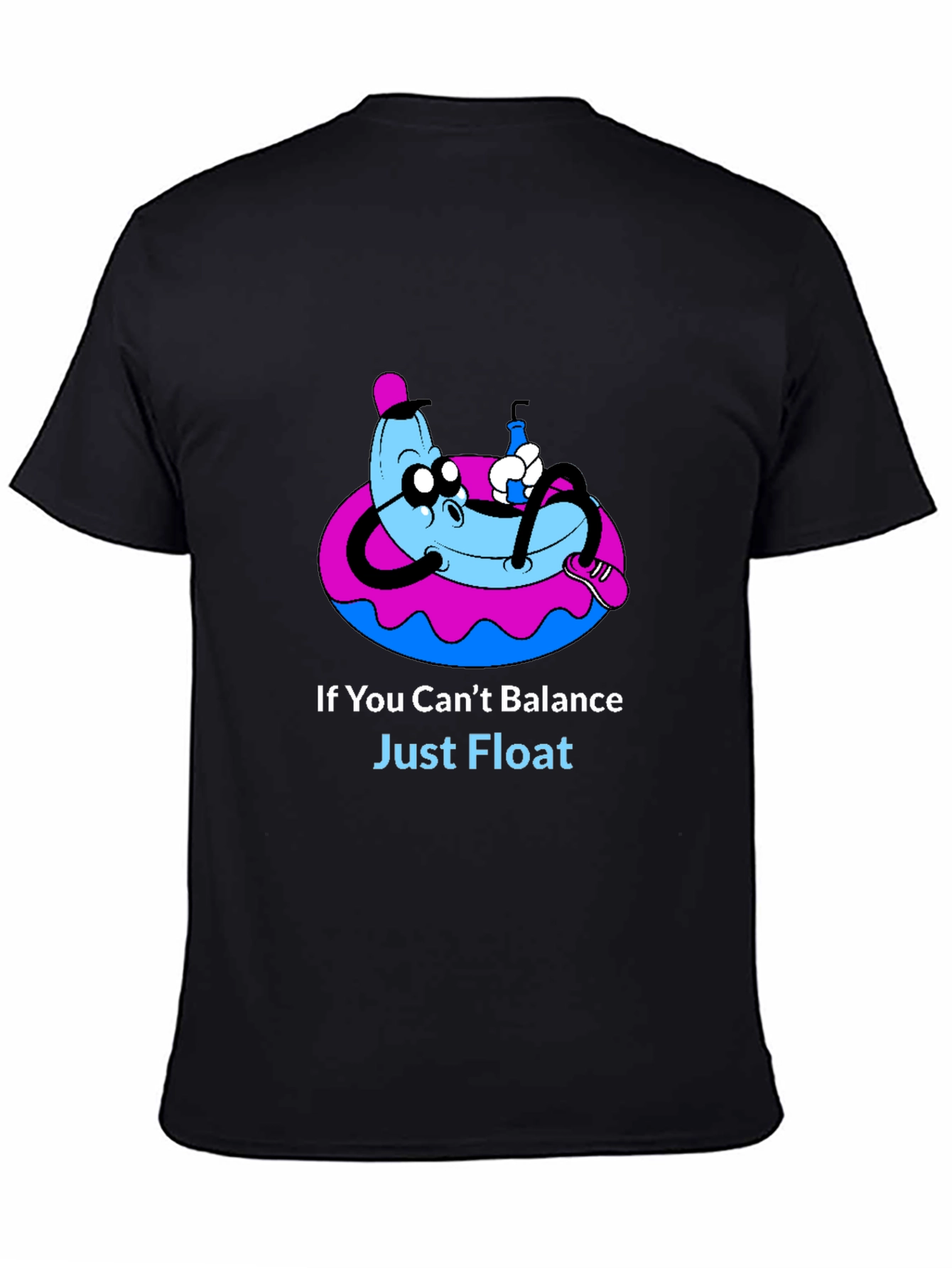 Funny Banana Float T-Shirt - Just Float Graphic Tee