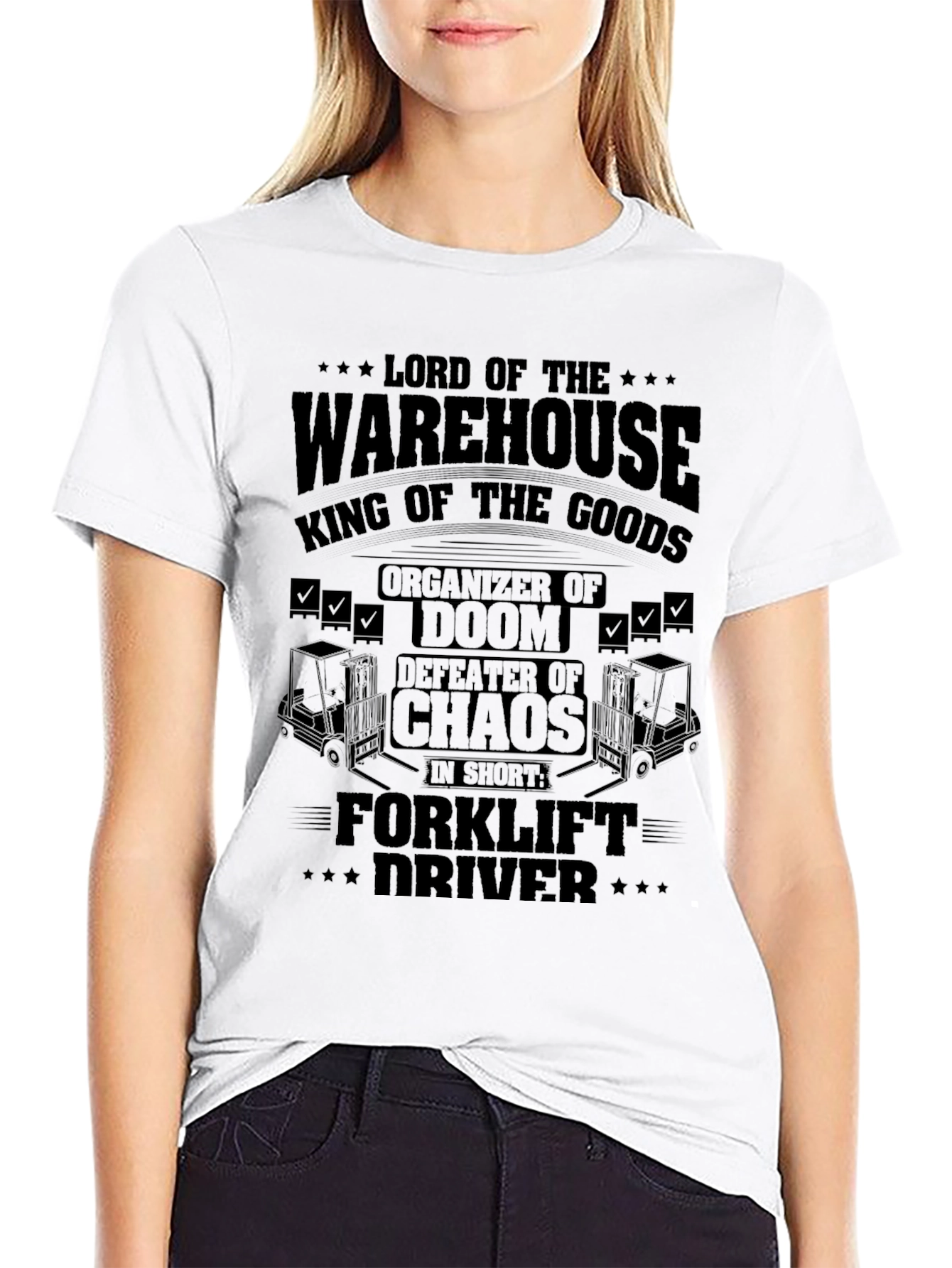 Warehouse Lord Forklift Driver Graphic Tee