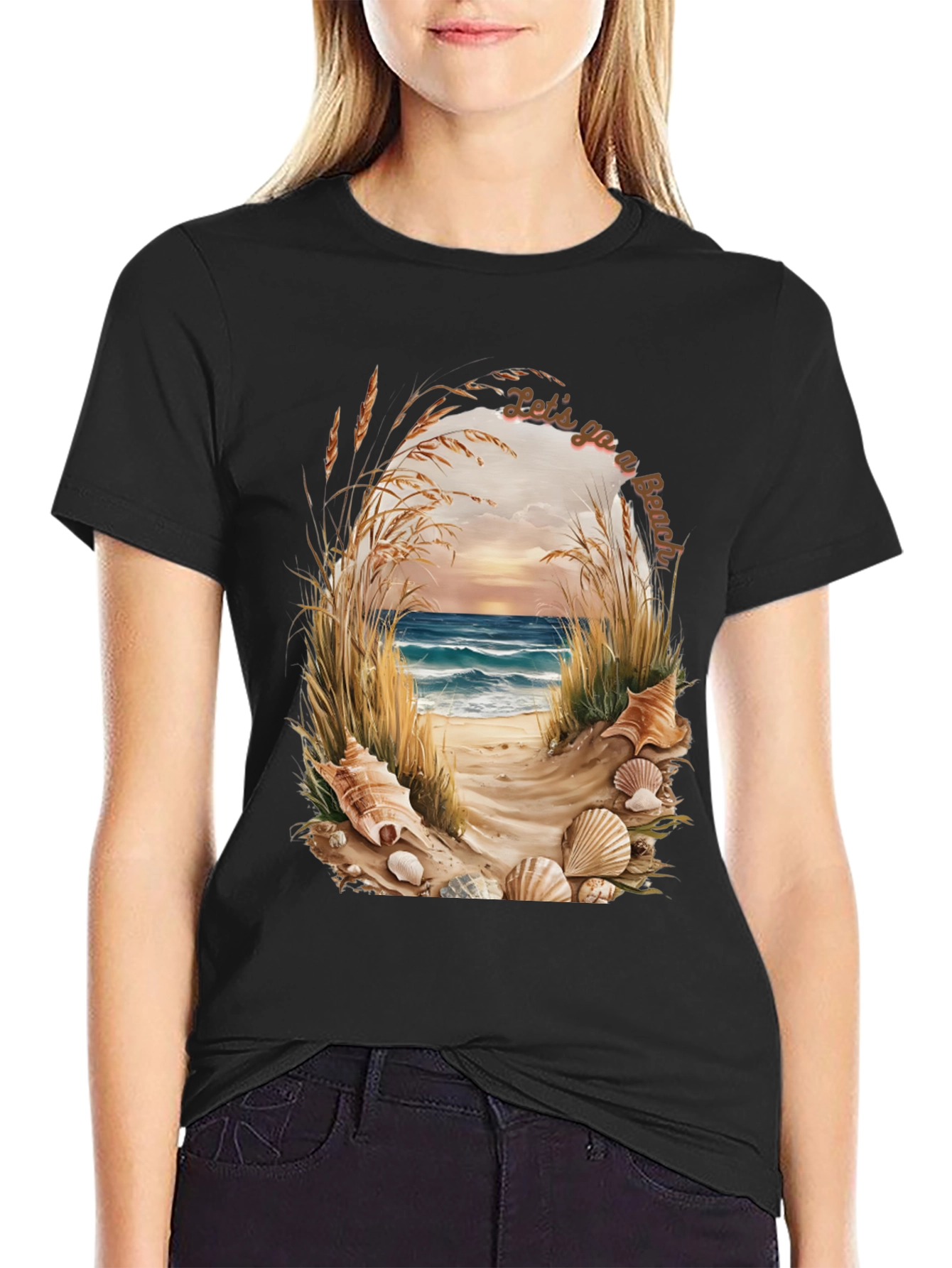 Beach Vibes T-Shirt: Lets go to Beach