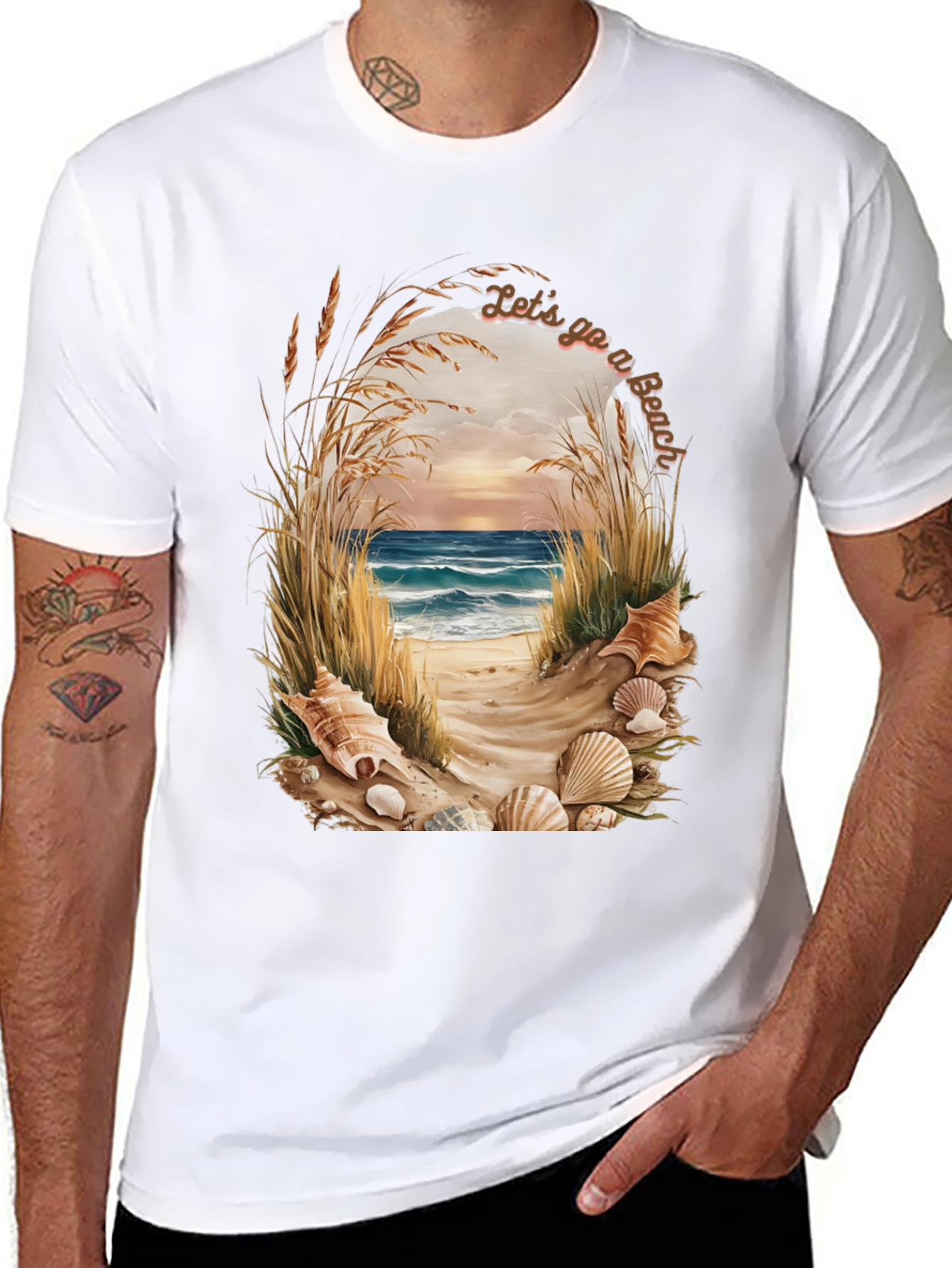 Beach Vibes T-Shirt: Lets go to Beach