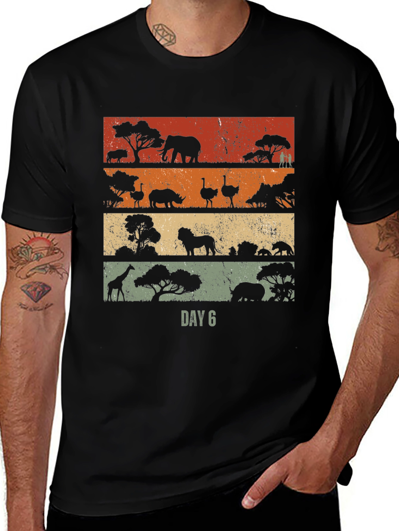 Retro Safari T-Shirt - Day 6 Africa Adventure
