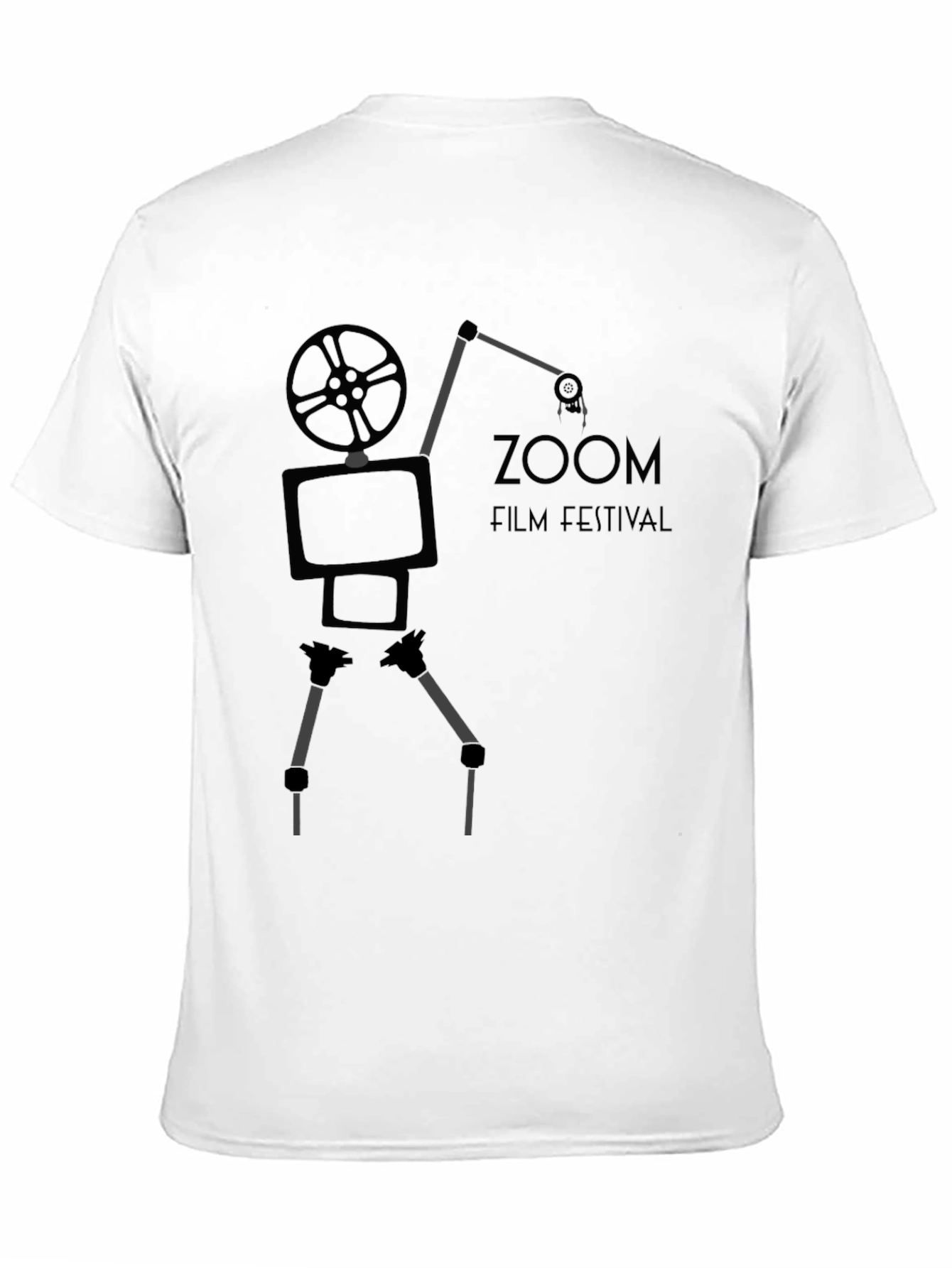 Zoom Film Festival Graphic T-Shirt - Black