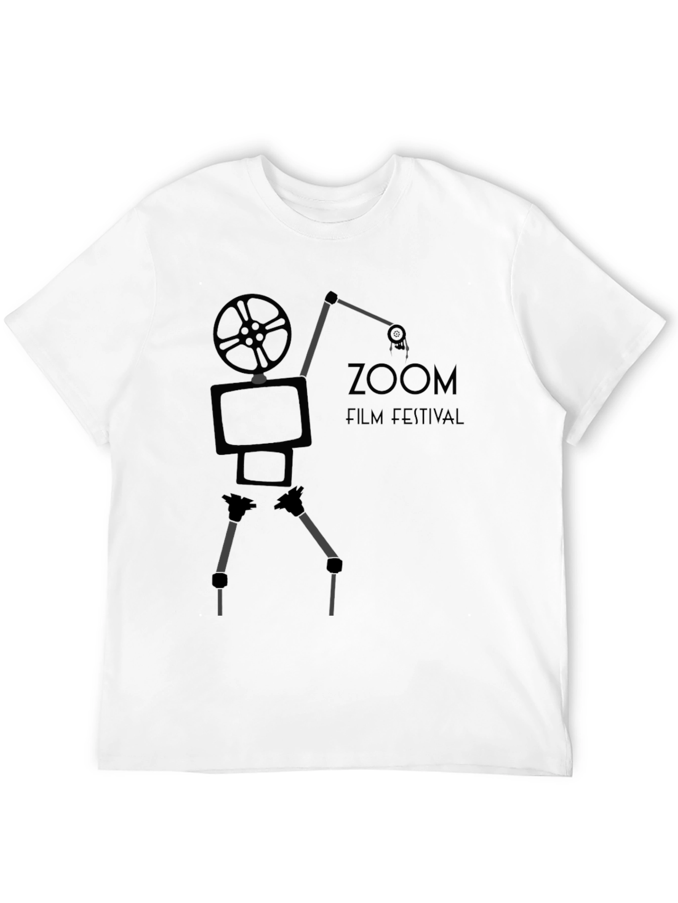 Zoom Film Festival Graphic T-Shirt - Black