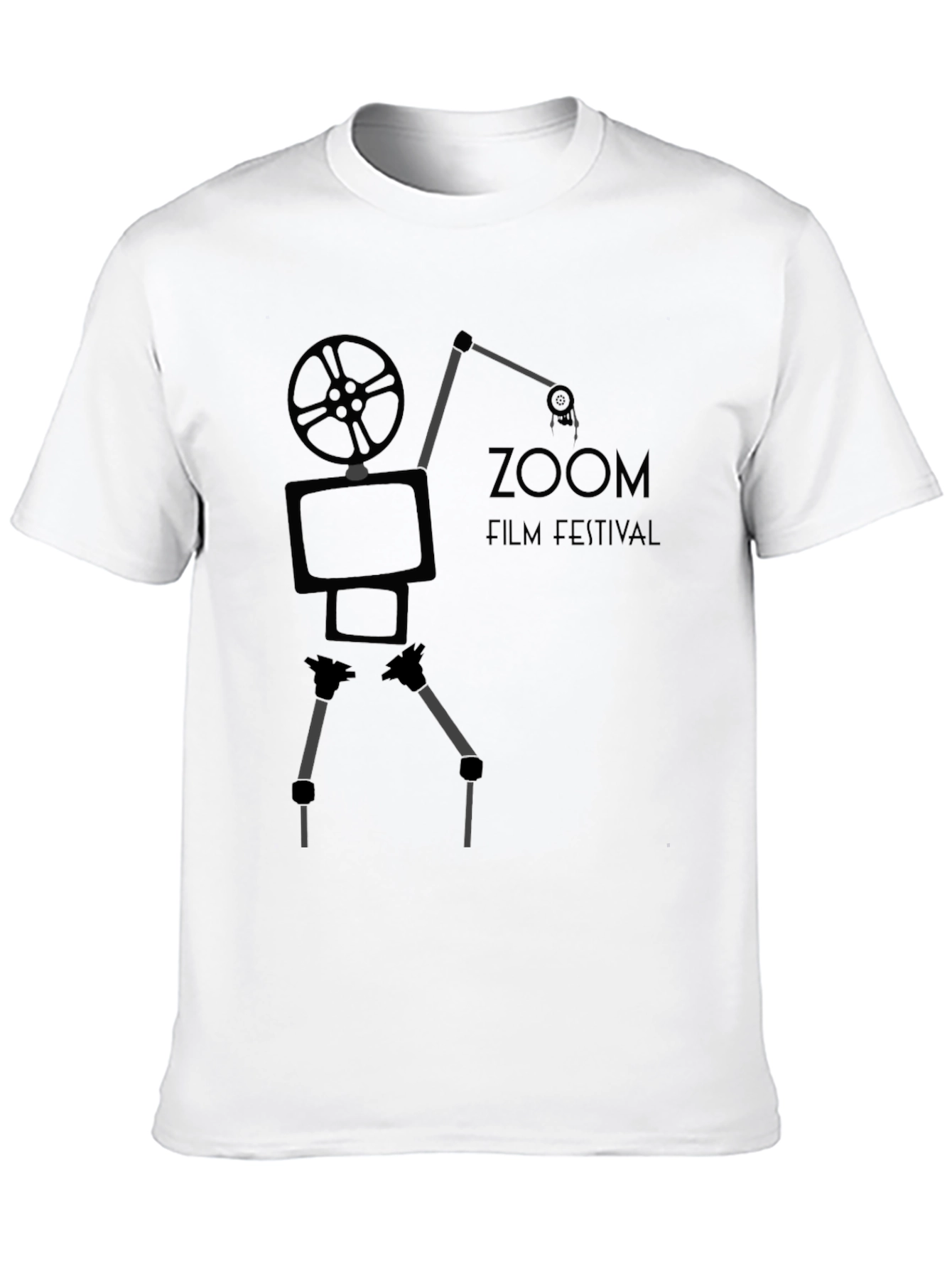 Zoom Film Festival Graphic T-Shirt - Black