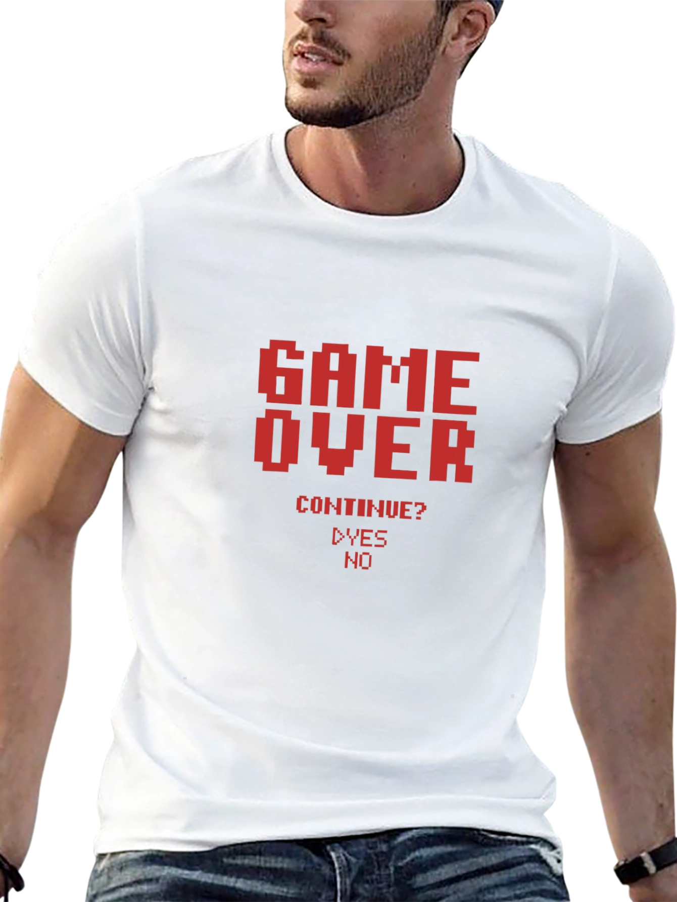 Game Over T-Shirt - Retro Gamer Style