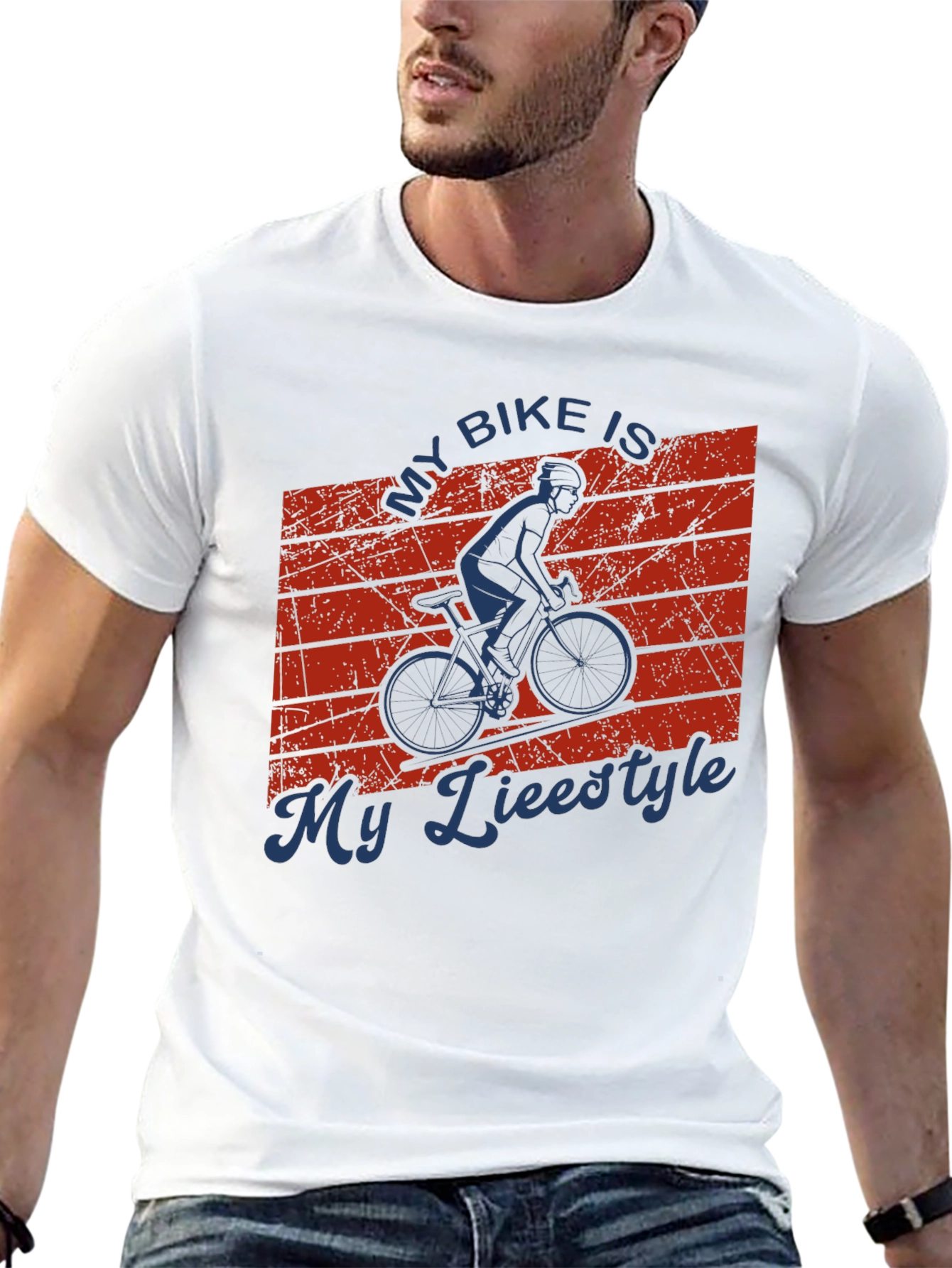 My Bike is My Lifestyle Graphic T-Shirt