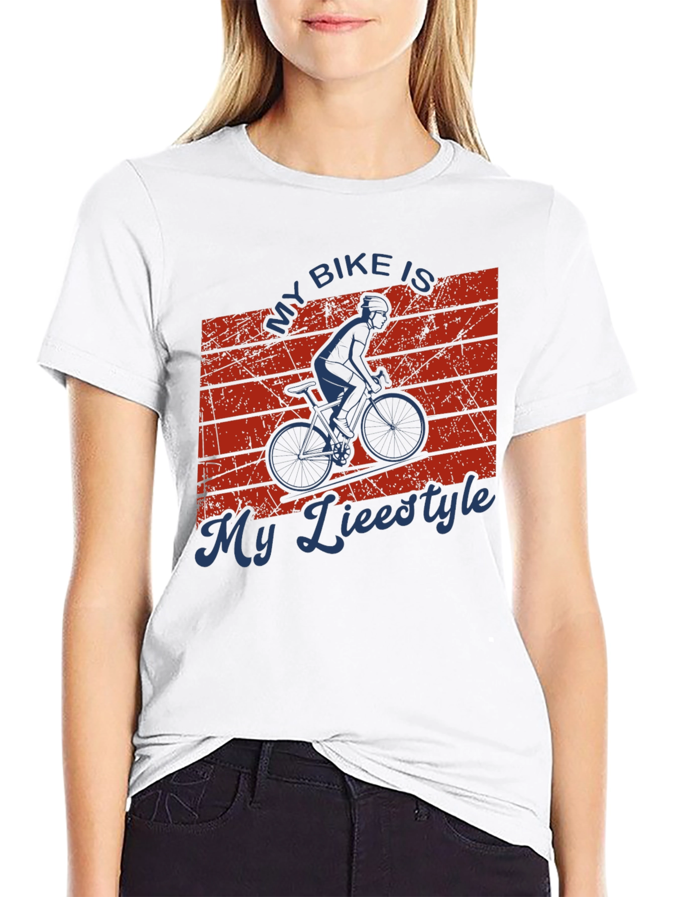 My Bike is My Lifestyle Graphic T-Shirt