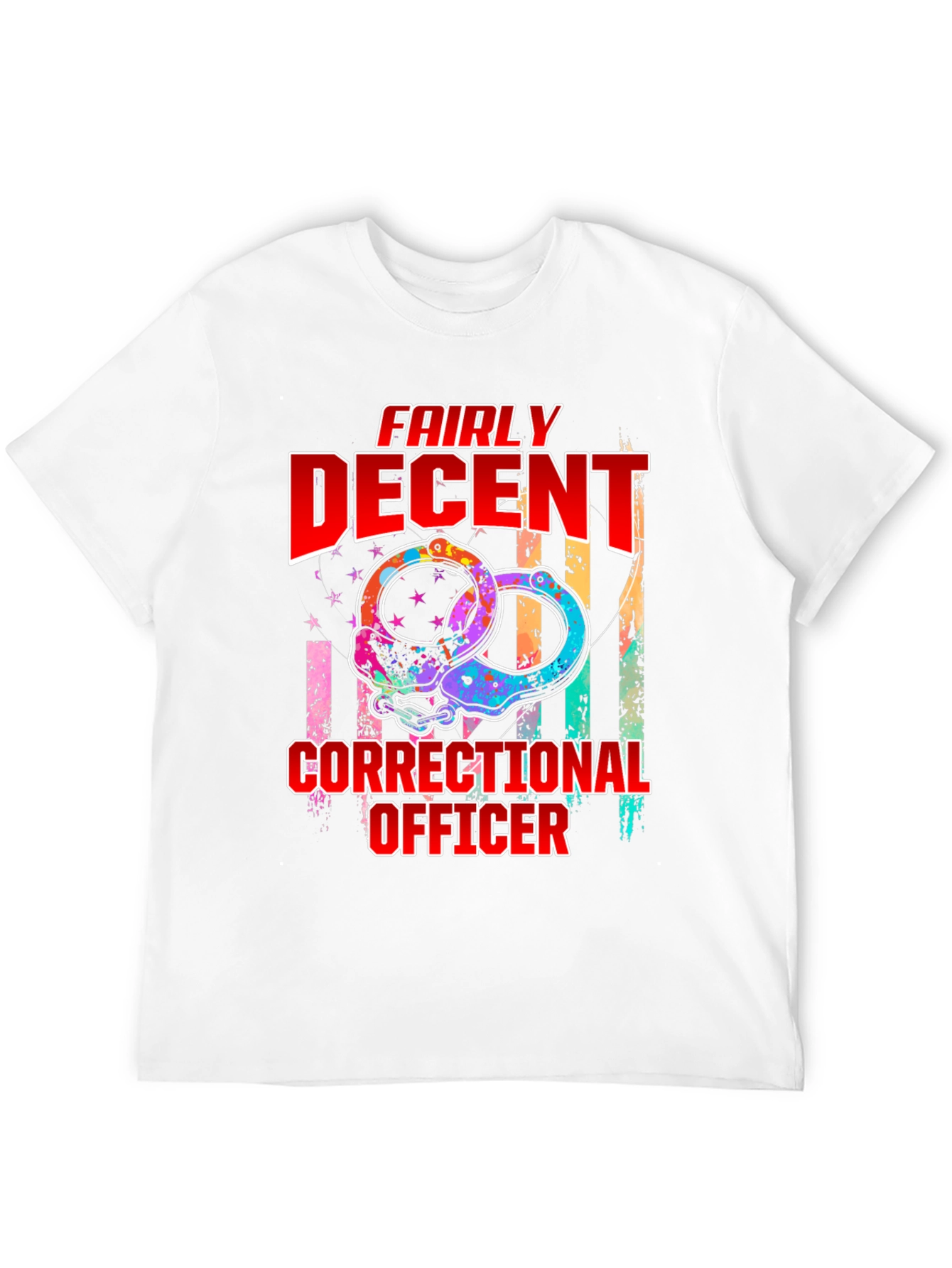 Fairly Decent Correctional Officer Graphic T-Shirt