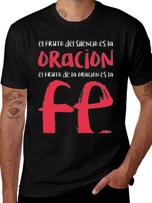 Faith Graphic T-Shirt - Spanish Religious Tee