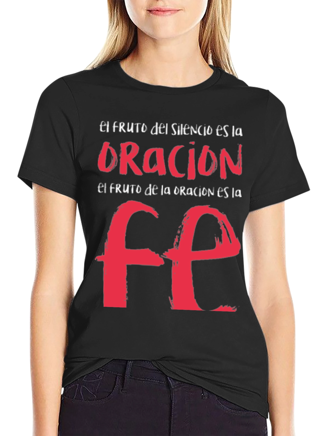 Faith Graphic T-Shirt - Spanish Religious Tee