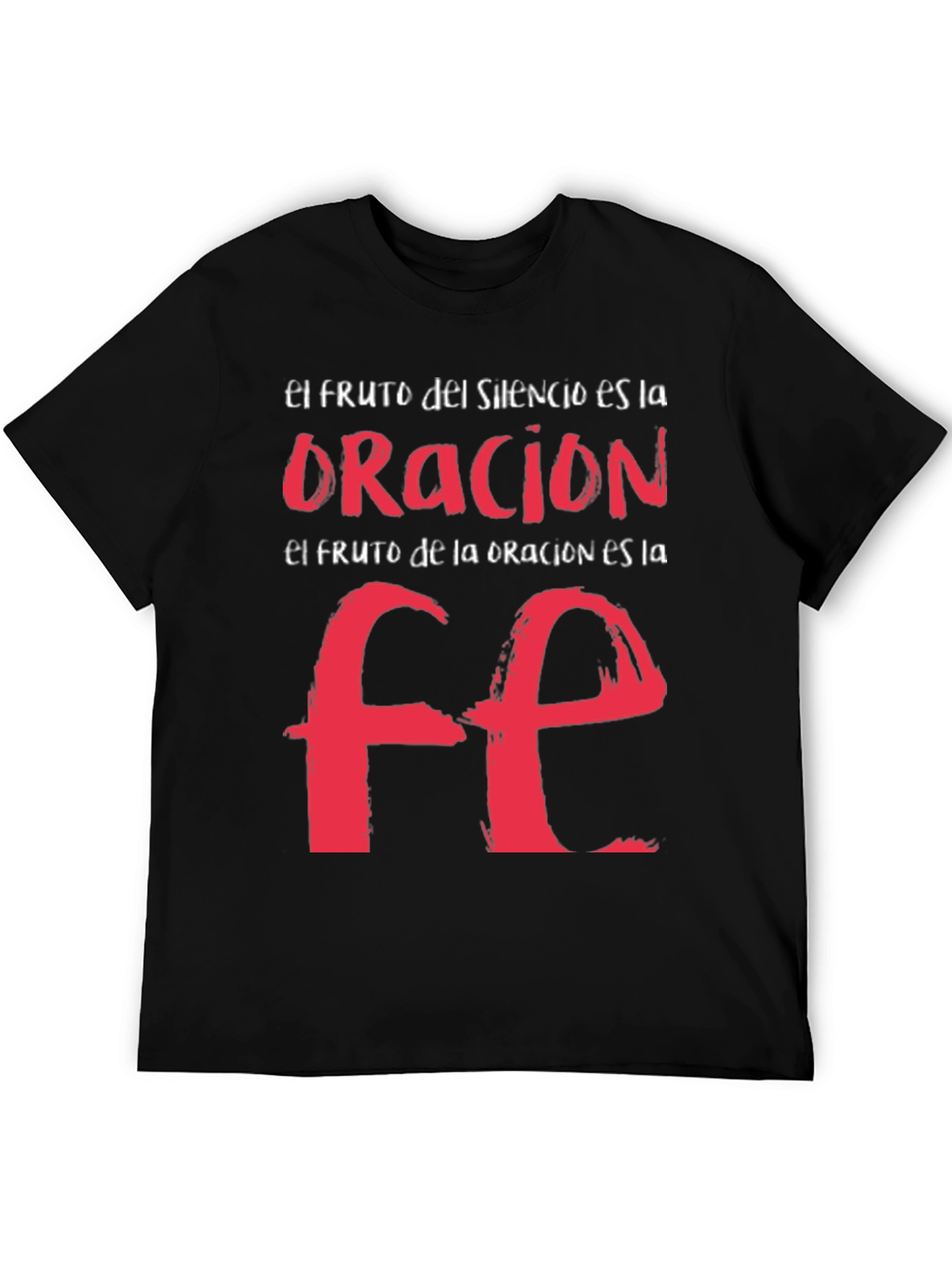 Faith Graphic T-Shirt - Spanish Religious Tee