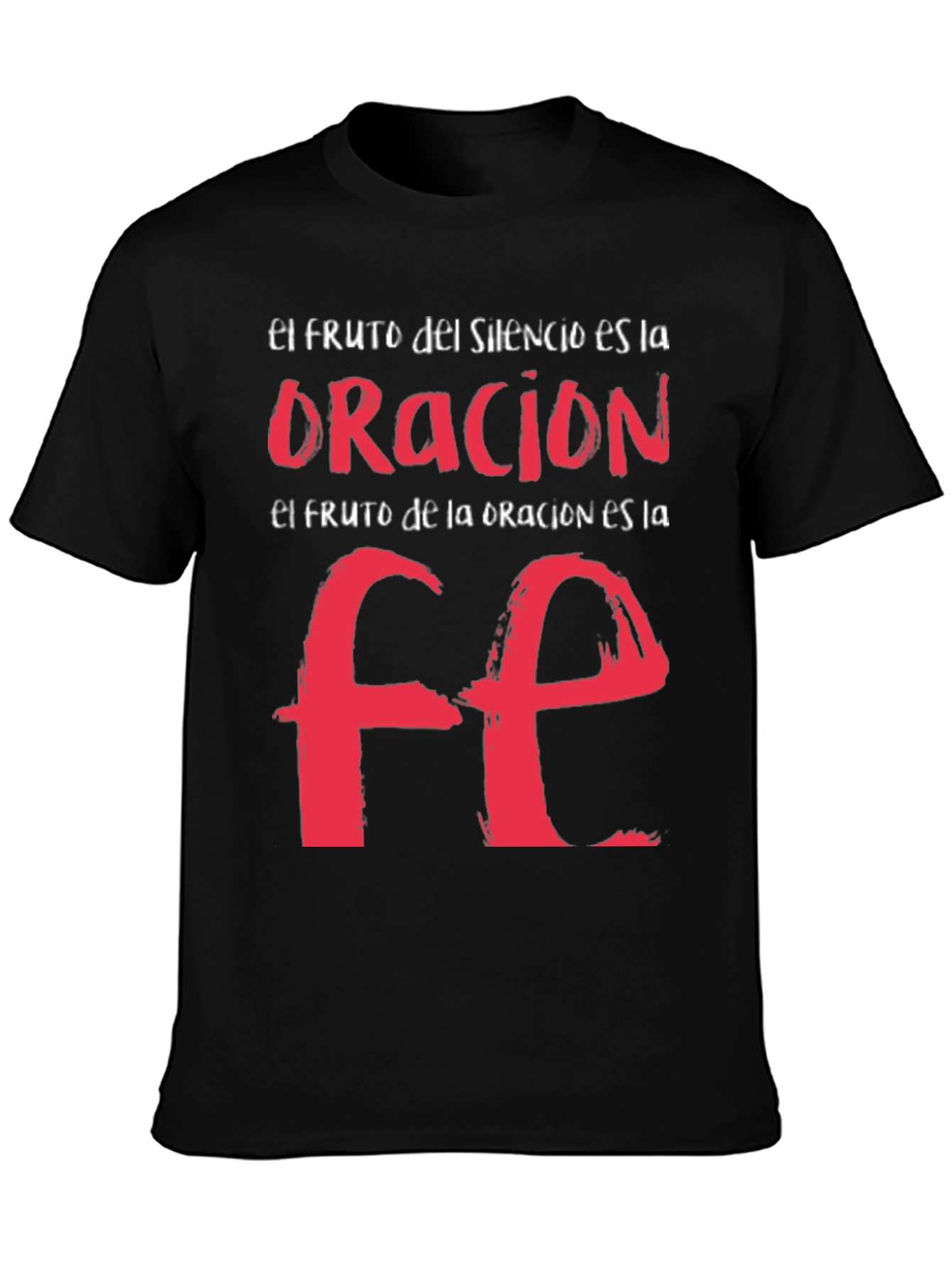 Faith Graphic T-Shirt - Spanish Religious Tee