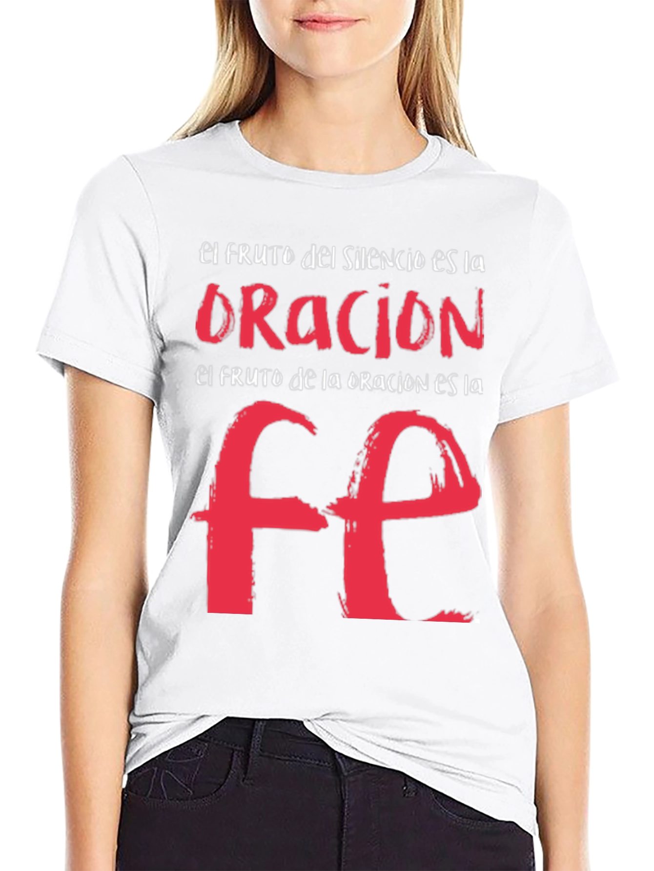 Faith Graphic T-Shirt - Spanish Religious Tee