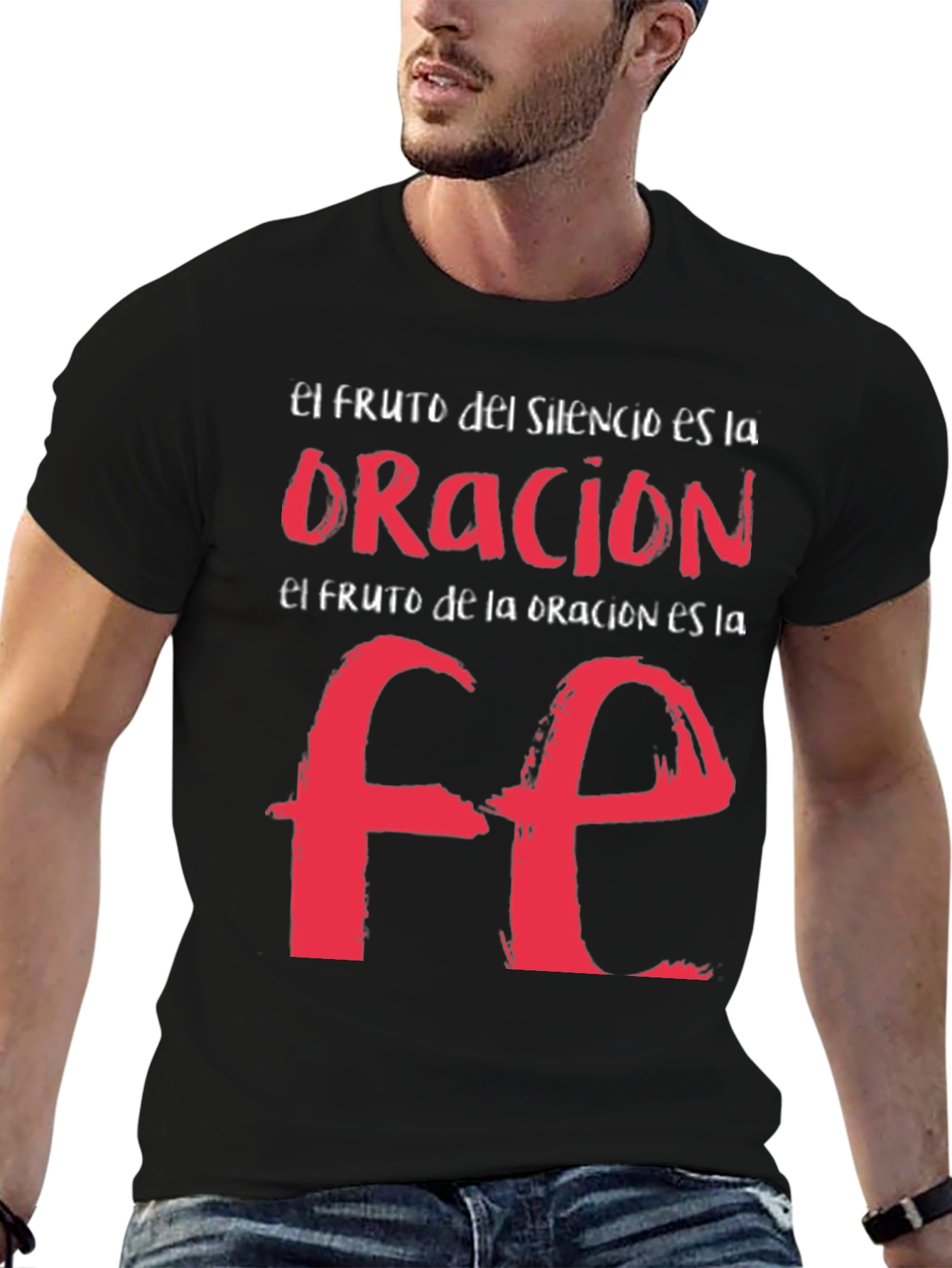 Faith Graphic T-Shirt - Spanish Religious Tee