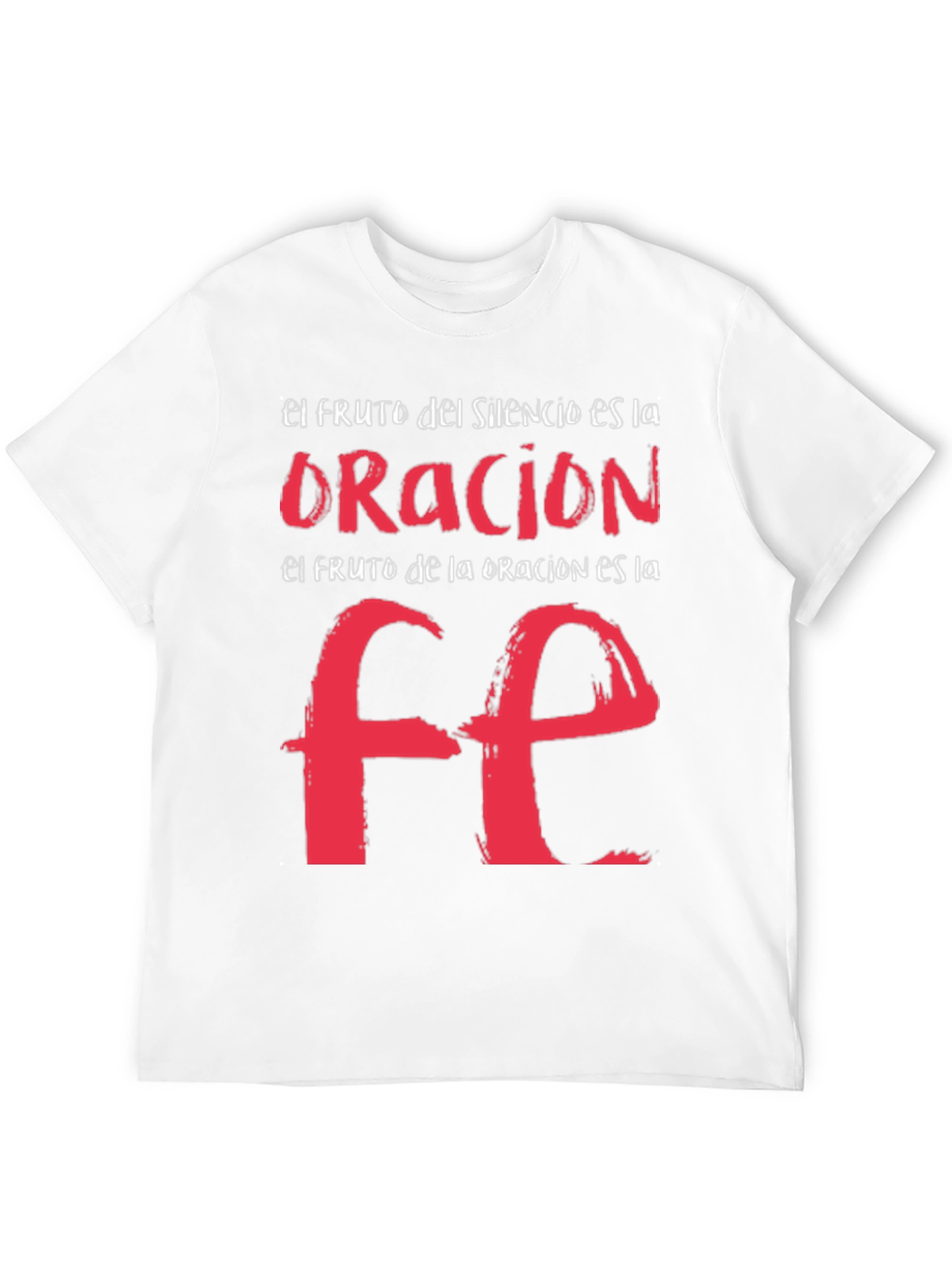 Faith Graphic T-Shirt - Spanish Religious Tee