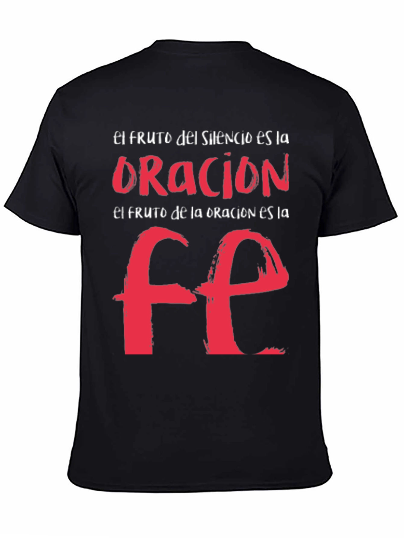 Faith Graphic T-Shirt - Spanish Religious Tee