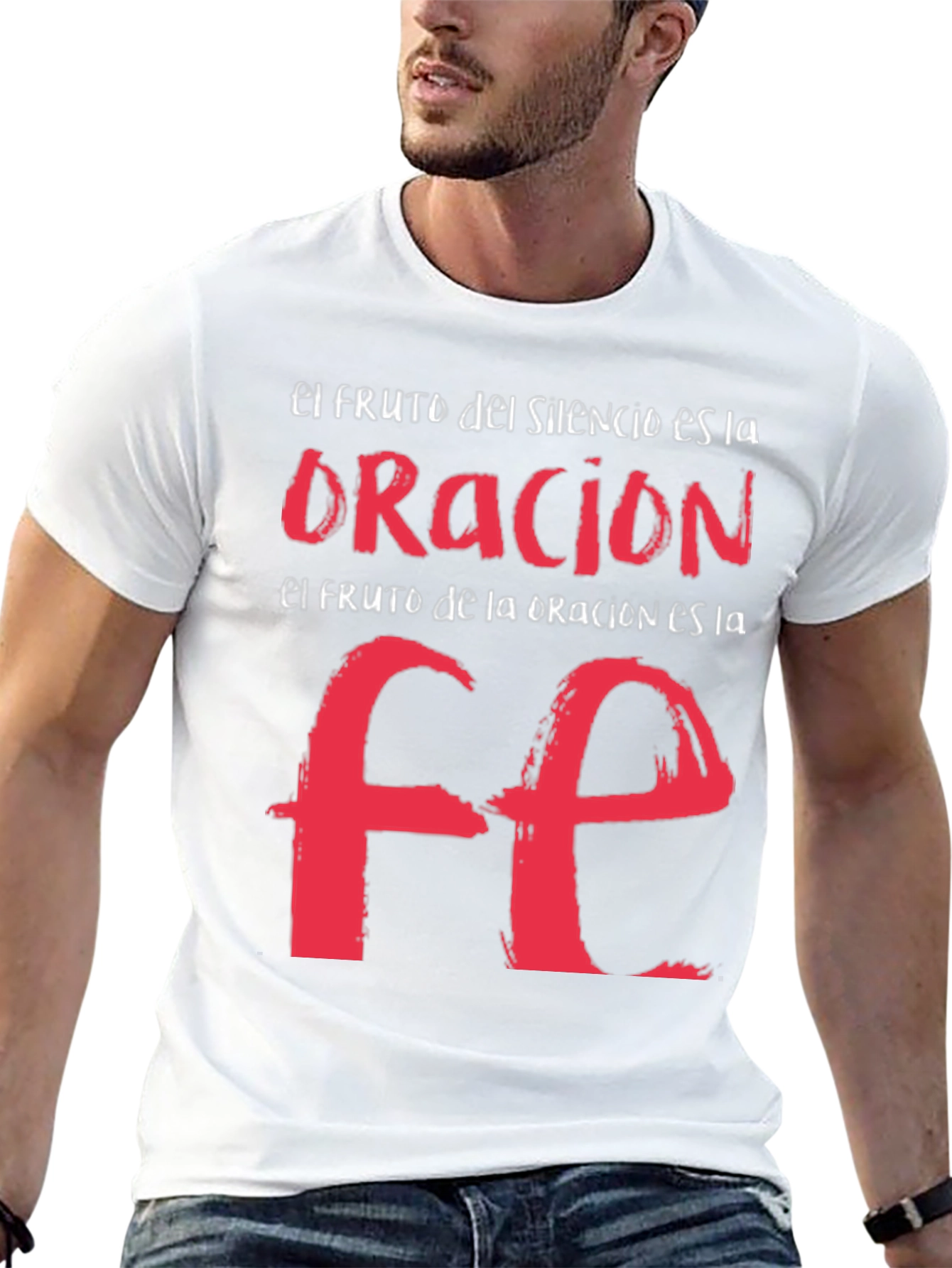 Faith Graphic T-Shirt - Spanish Religious Tee