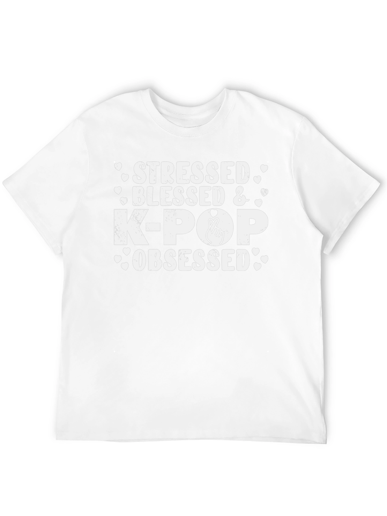 Stressed Blessed & K-Pop Obsessed T-Shirt