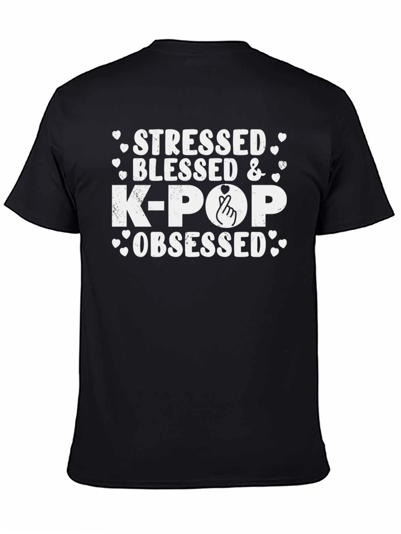 Stressed Blessed & K-Pop Obsessed T-Shirt