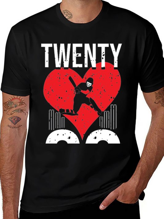 Twenty Cricket Player T-Shirt
