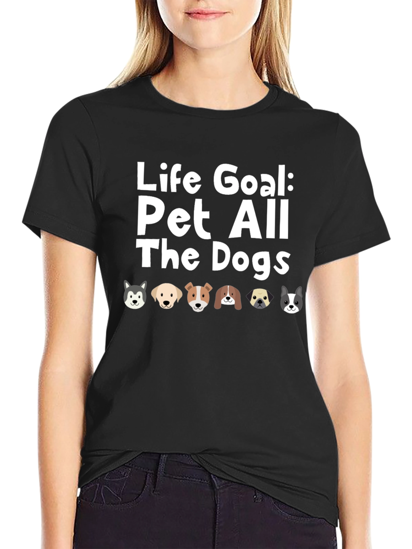 Life Goal Pet All The Dogs T-Shirt
