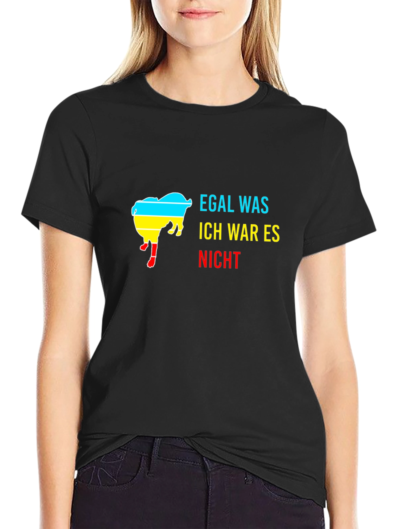 Egal Was T-Shirt - Humorous Design