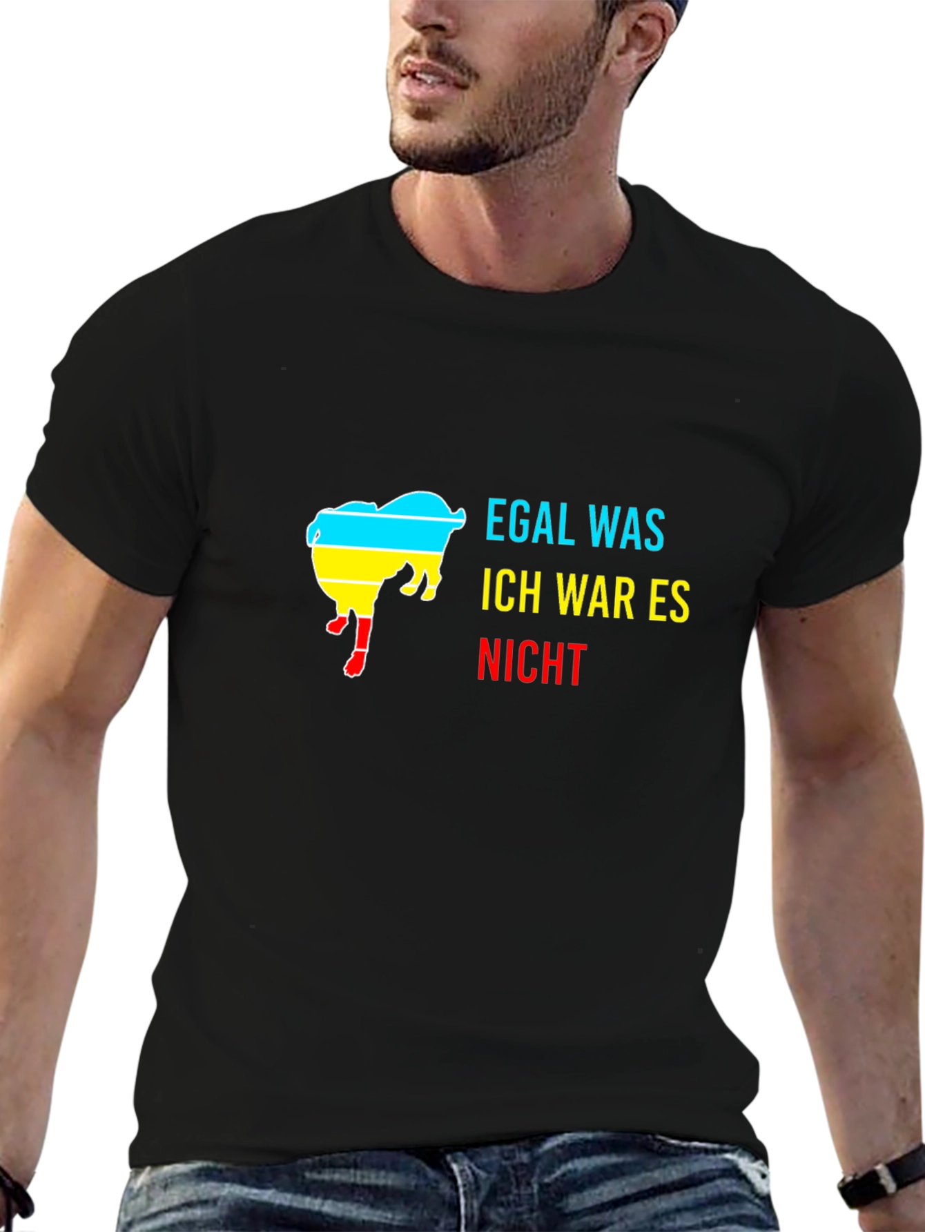 Egal Was T-Shirt - Humorous Design