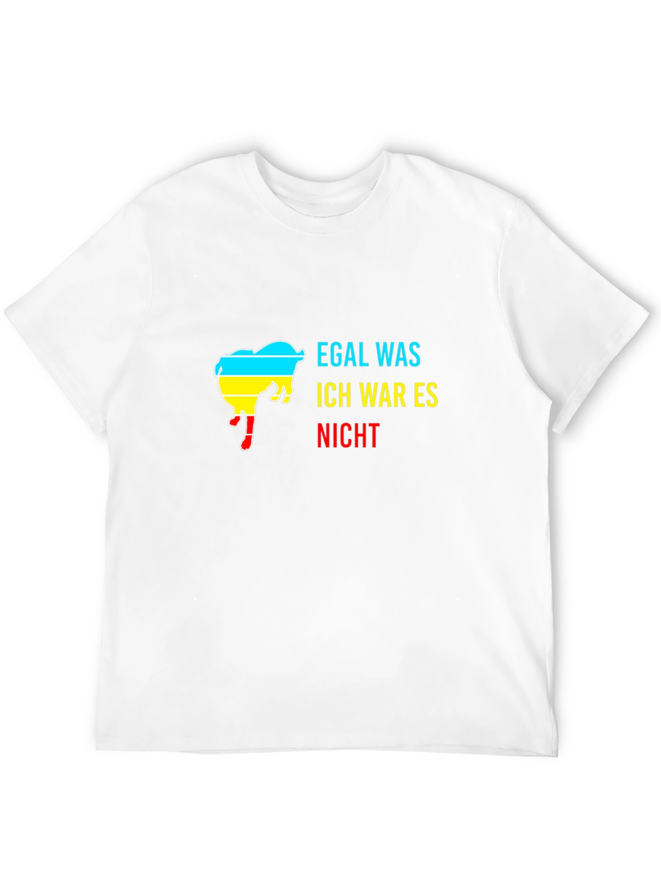 Egal Was T-Shirt - Humorous Design