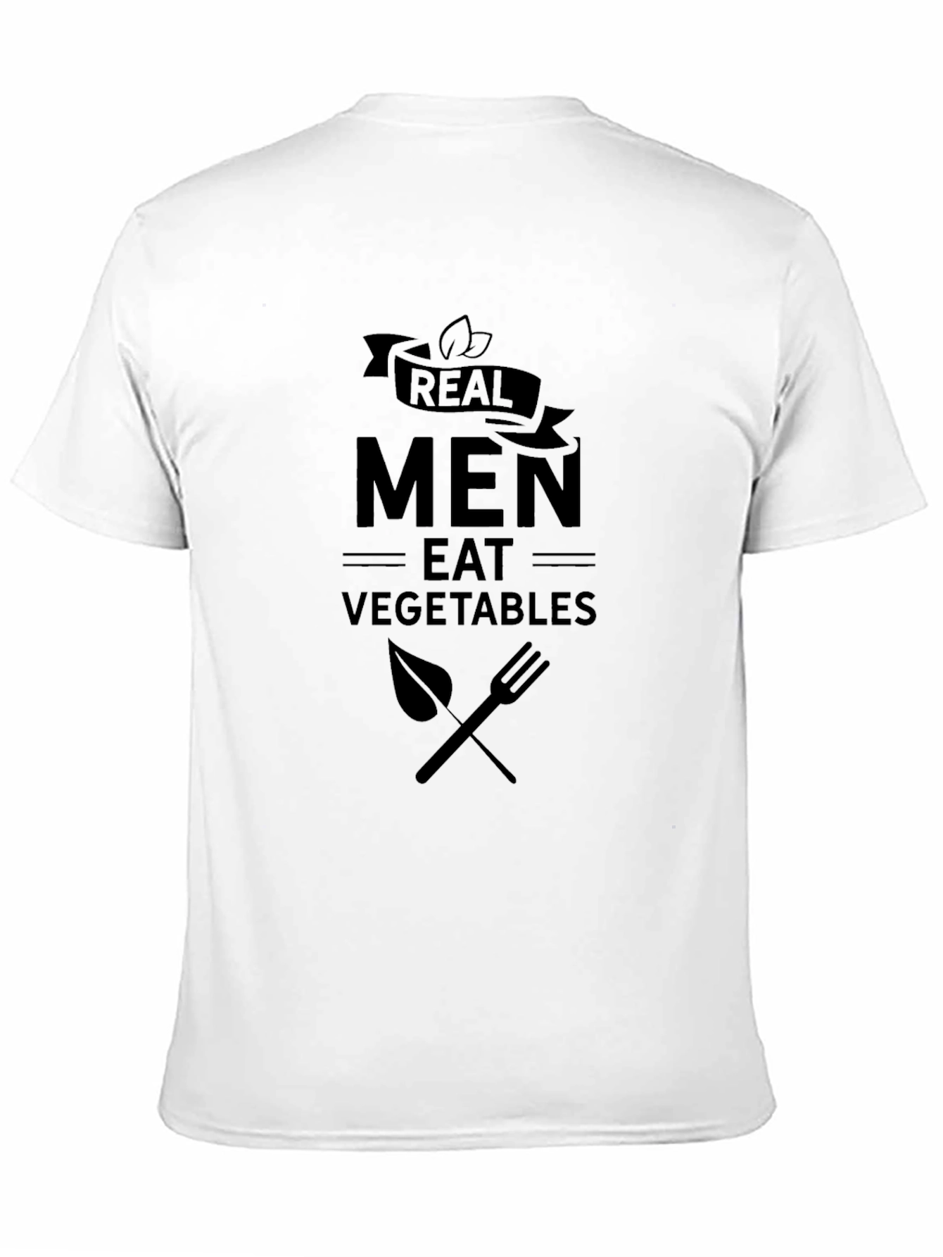 Real Men Eat Vegetables T-Shirt - Vegan Tee