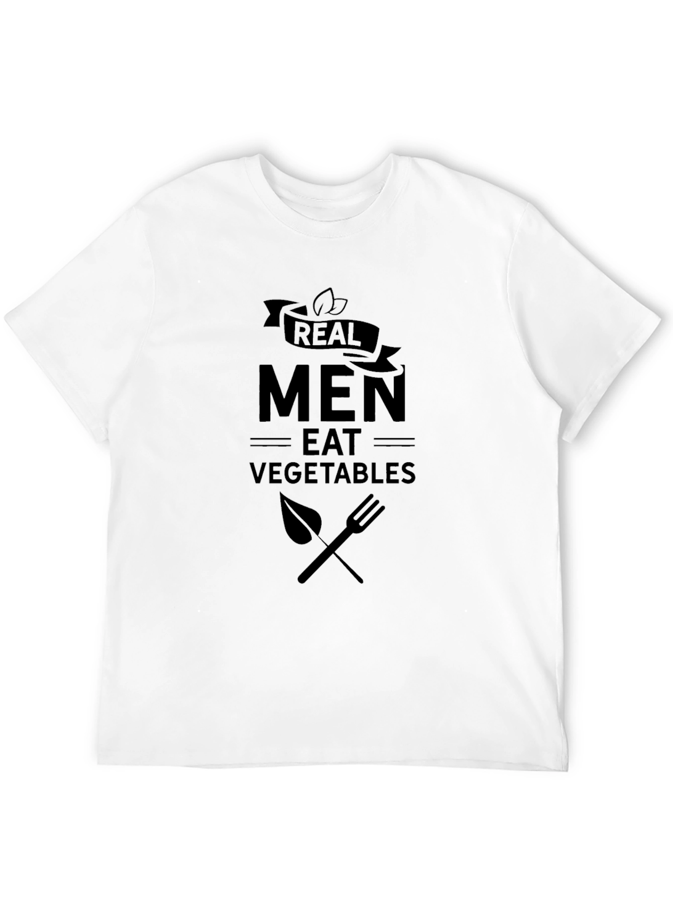 Real Men Eat Vegetables T-Shirt - Vegan Tee