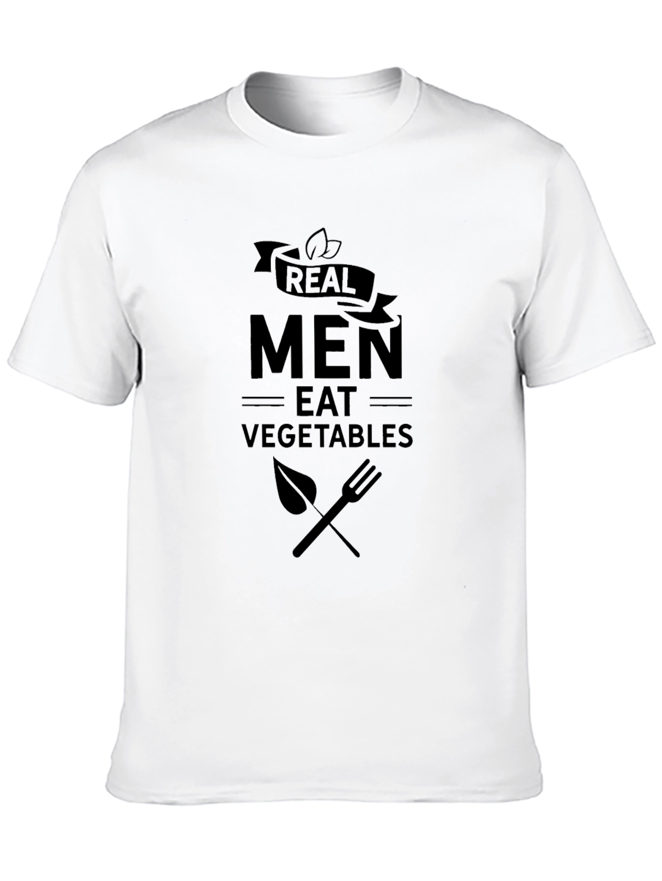 Real Men Eat Vegetables T-Shirt - Vegan Tee