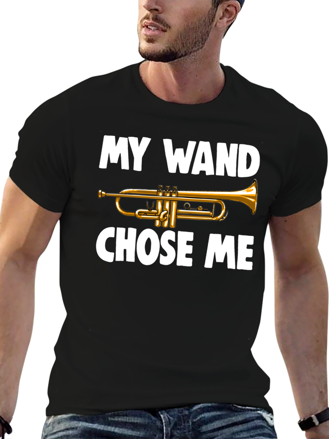 My Wand Chose Me Trumpet T-Shirt
