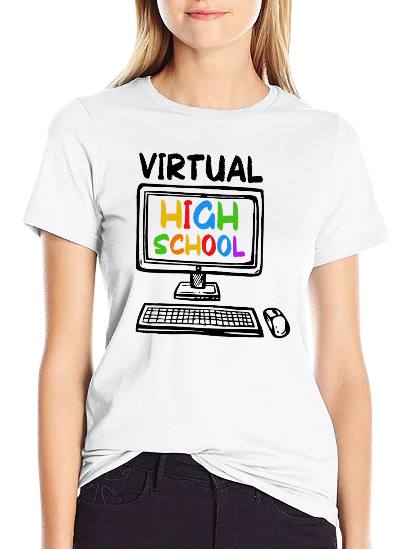 Virtual High School T-Shirt - Online Learning Tee