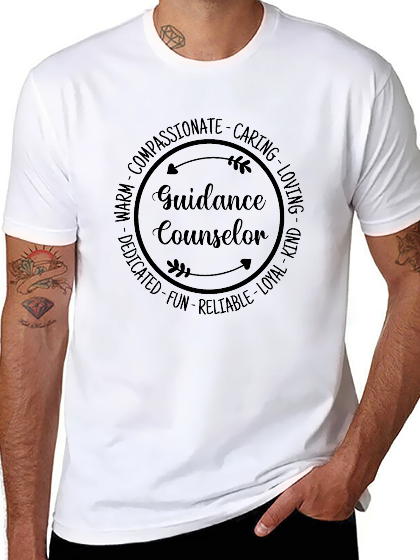 Guidance Counselor T-Shirt - Caring Compassionate Tee