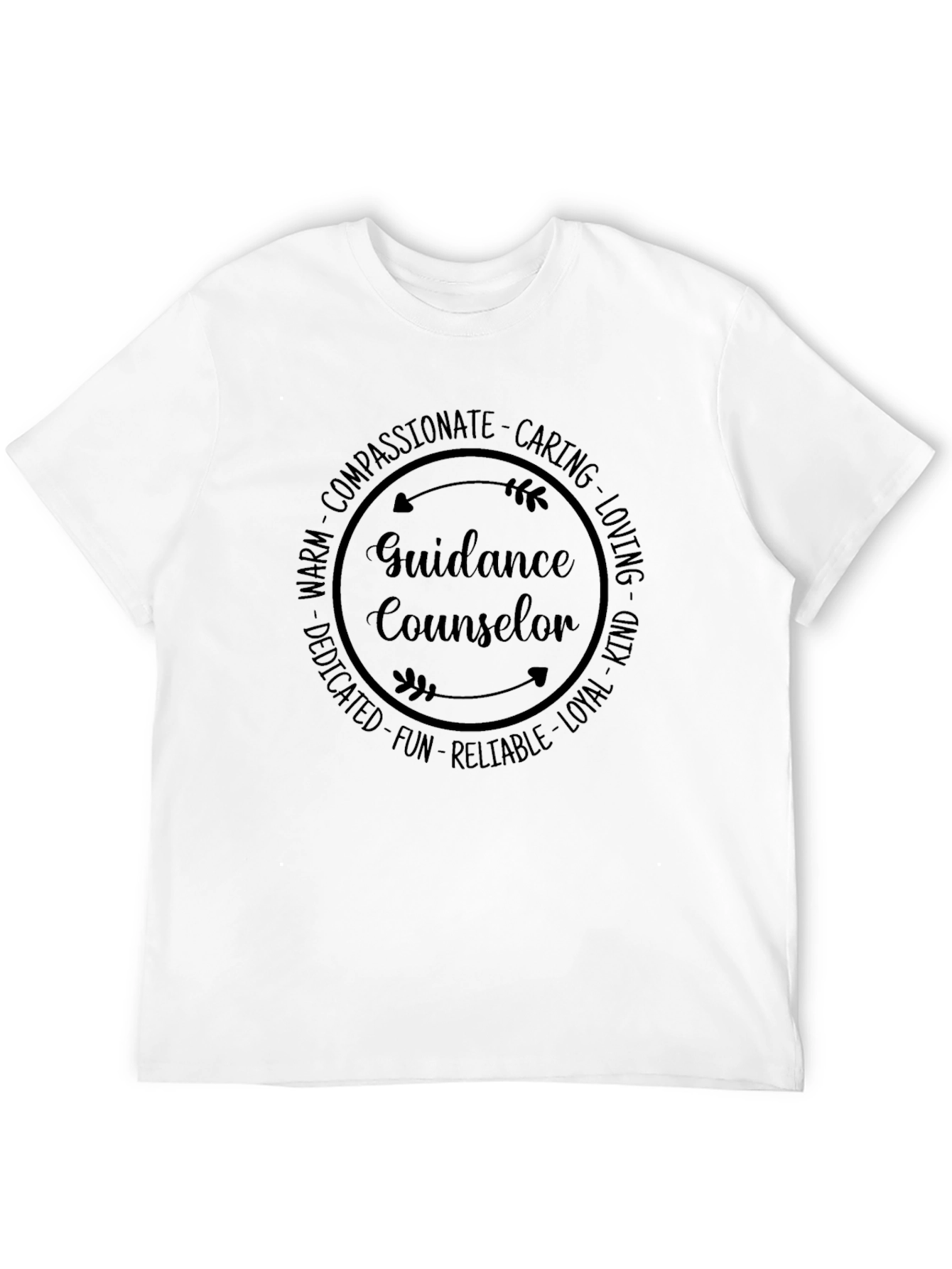 Guidance Counselor T-Shirt - Caring Compassionate Tee